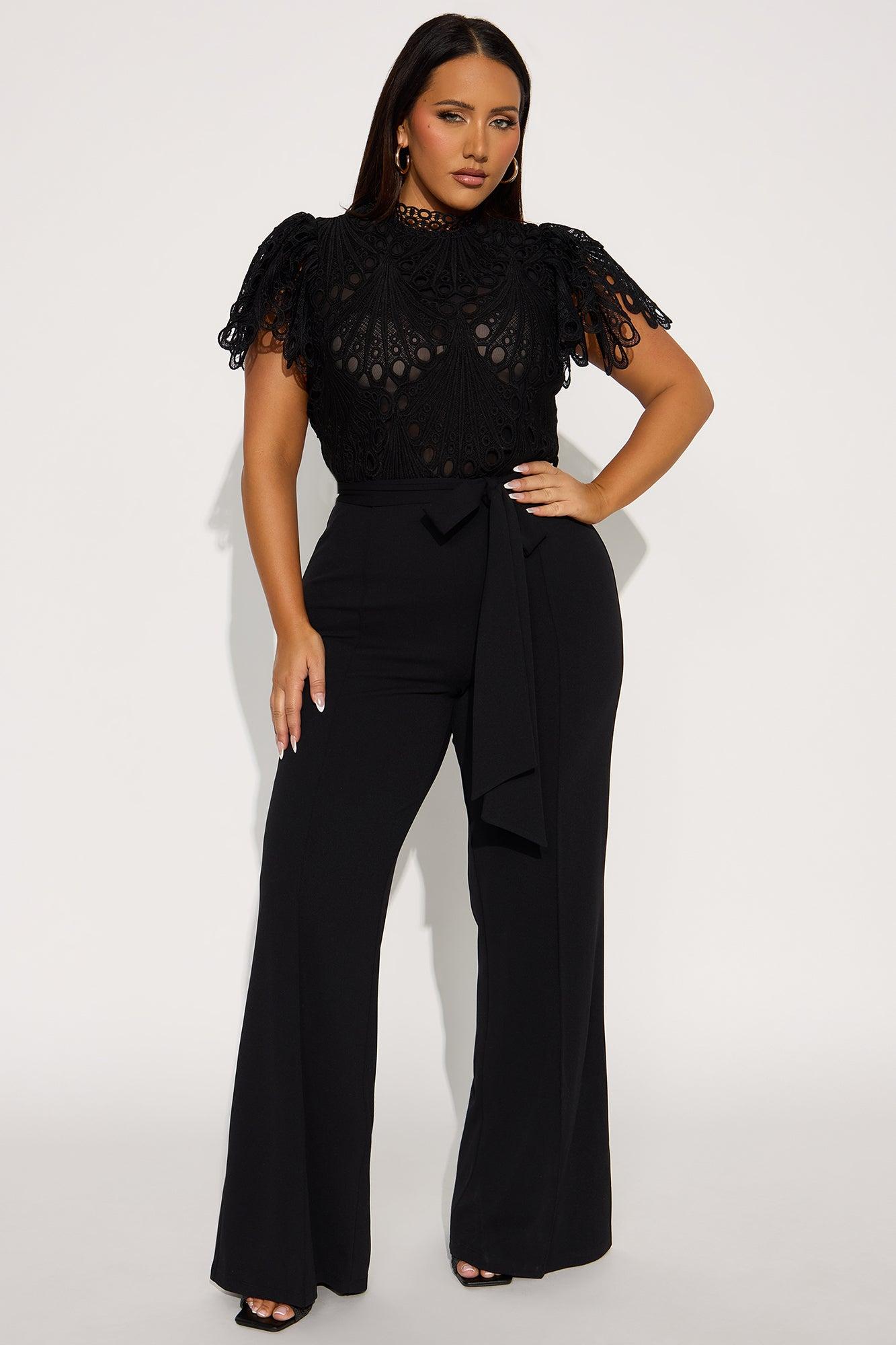 Donella Crepe Jumpsuit - Black Product Image
