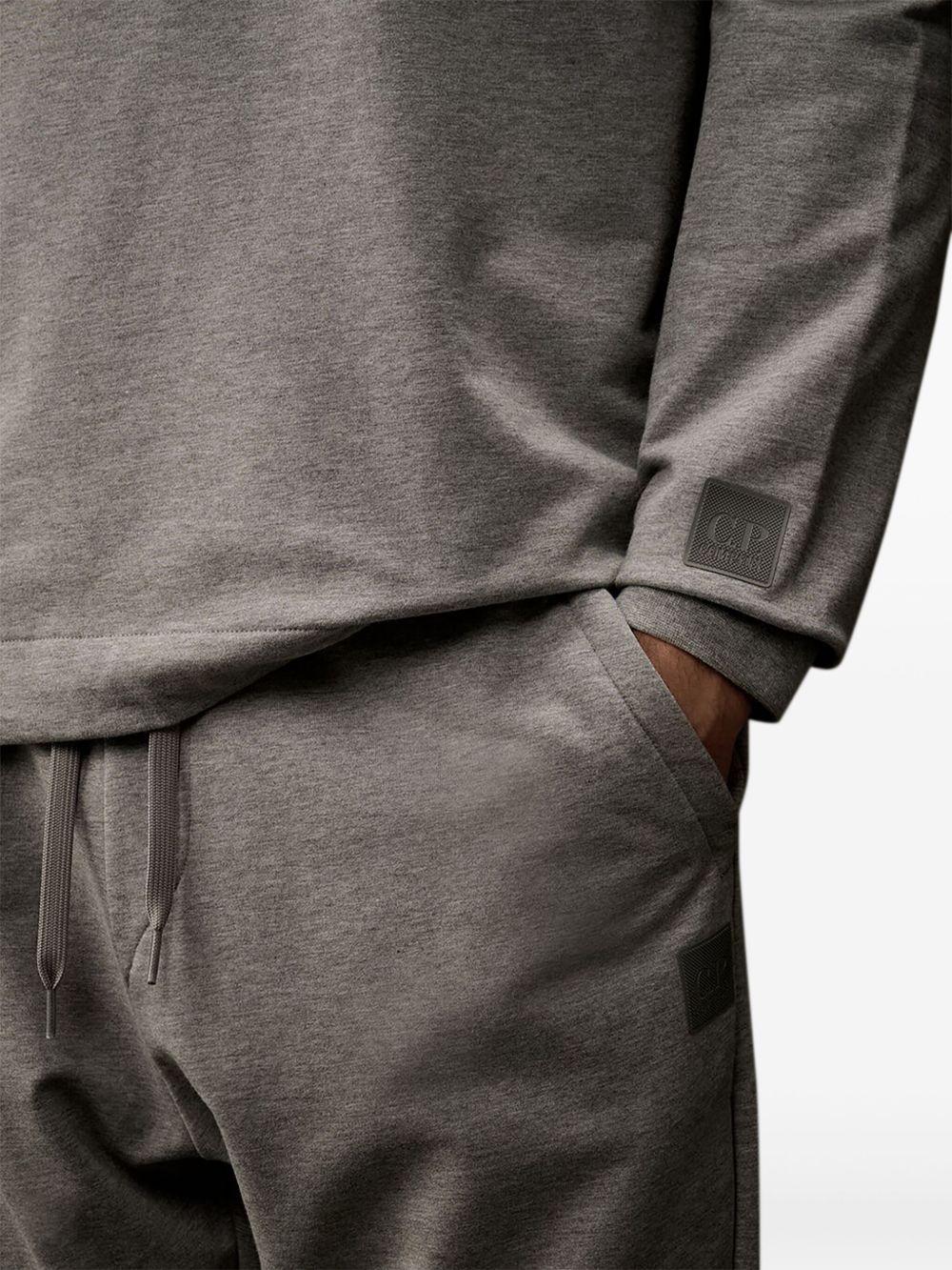 hooded zip-detail sweatshirt Product Image