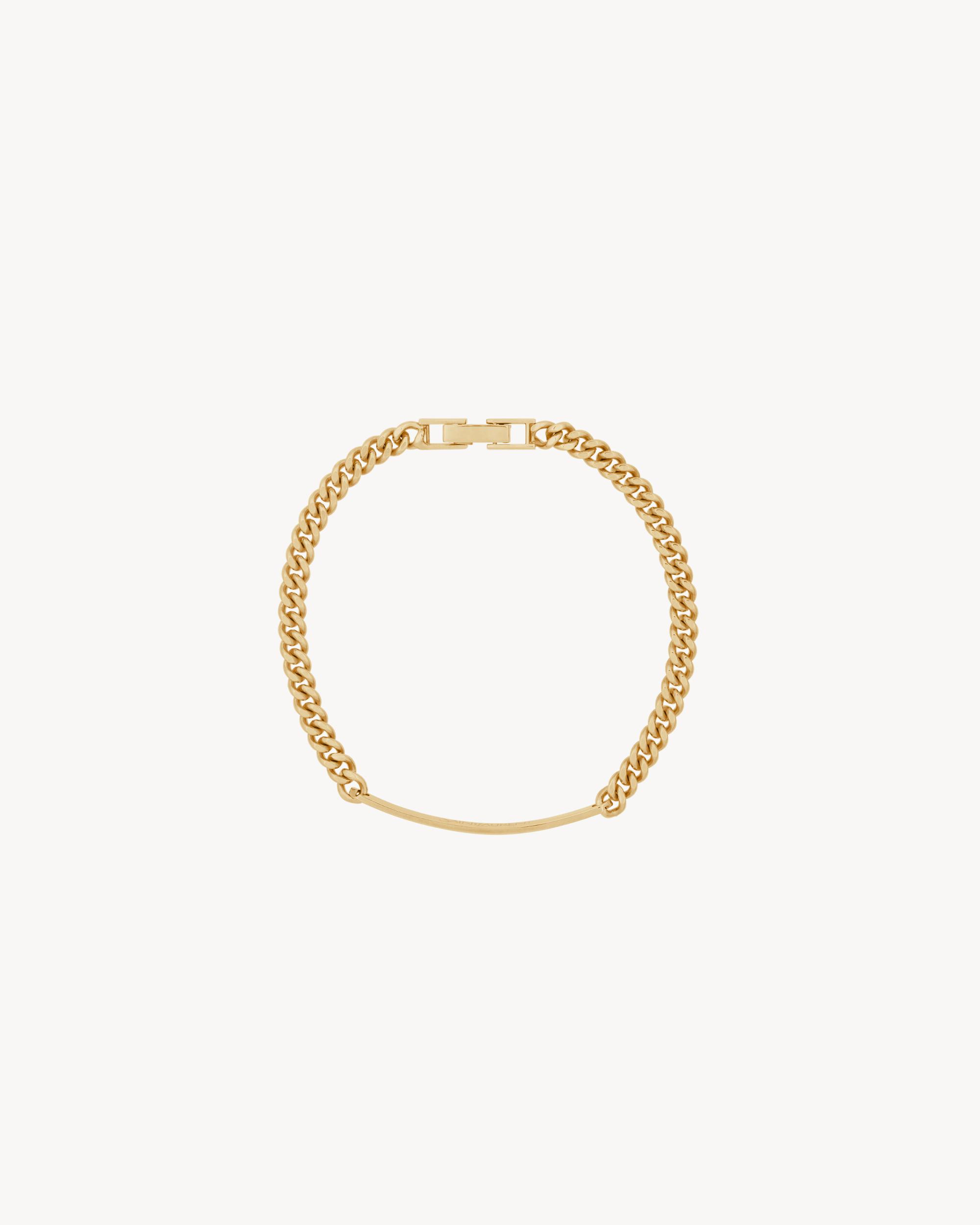 ID bracelet in 18K yellow gold Product Image