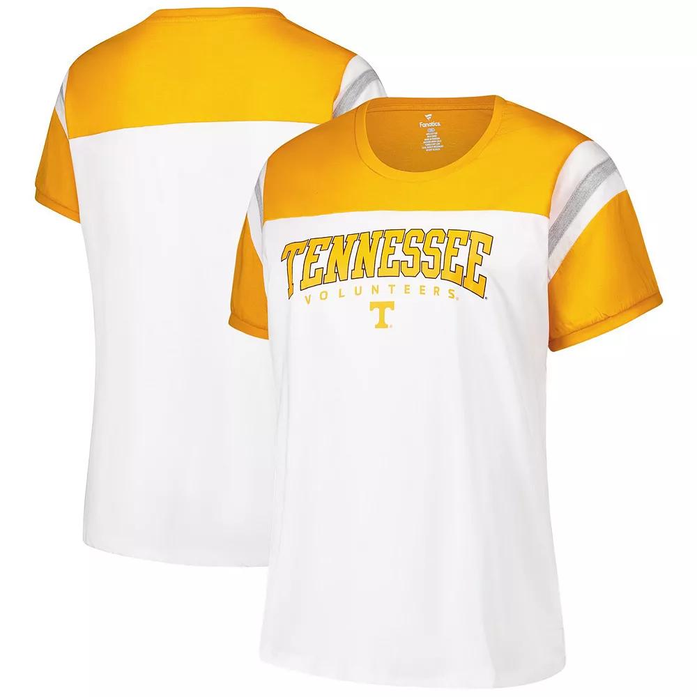 Women's Fanatics  White Tennessee Volunteers Plus Size Winning Gear T-Shirt, Size: 2XL Product Image