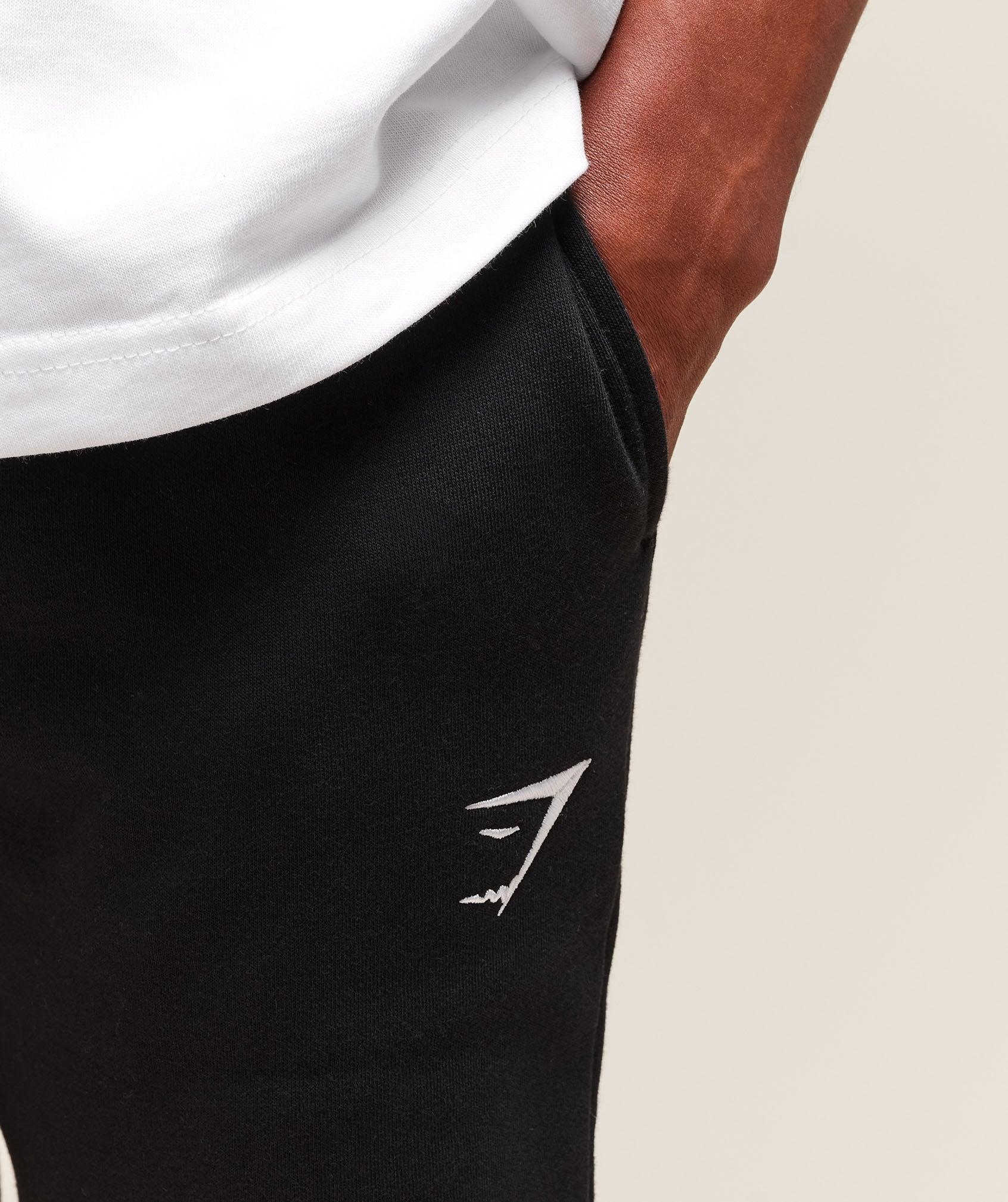 Gymshark Crest Tall Joggers - Black Male Product Image