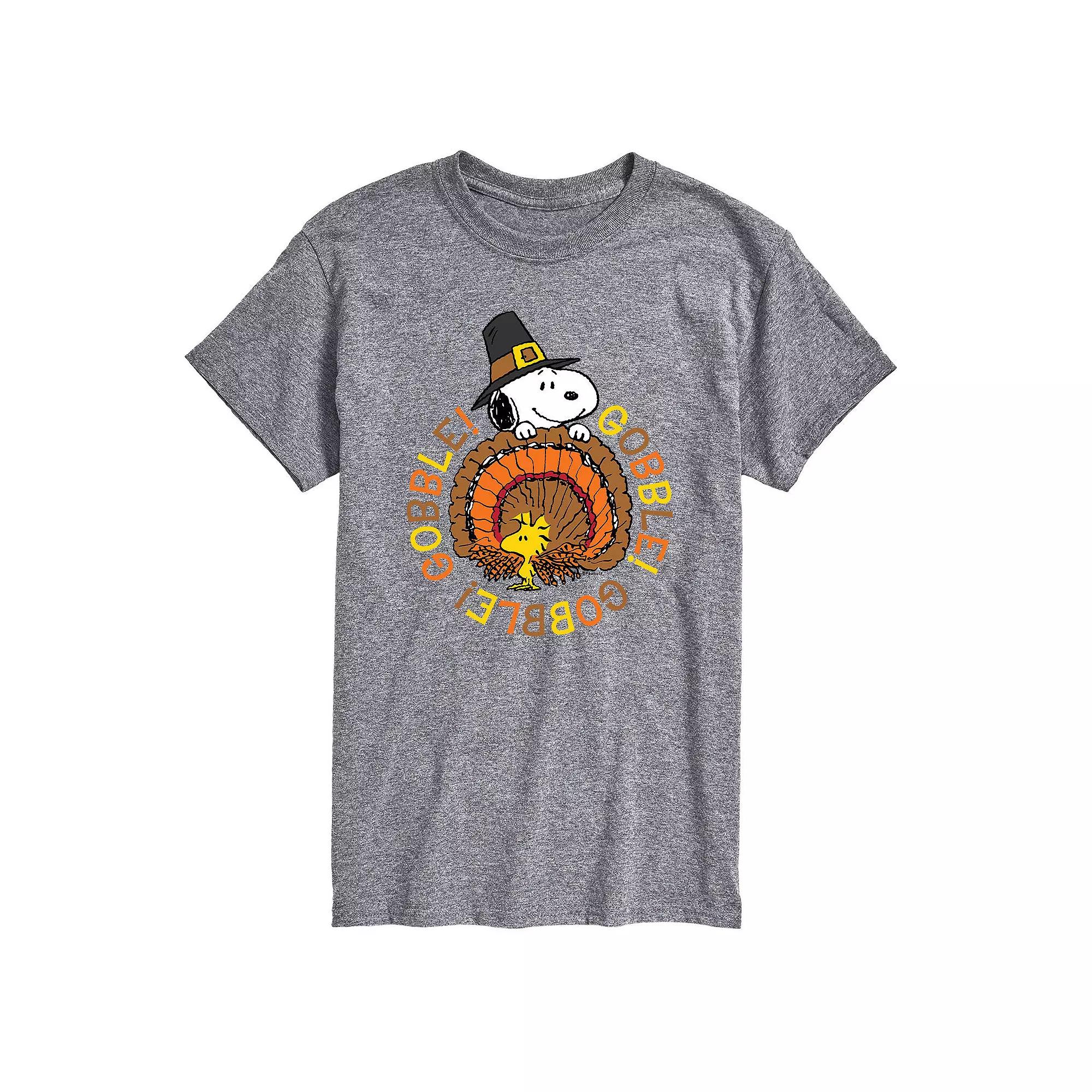Big & Tall Peanuts Gobble Gobble Tee, Men's,  Product Image