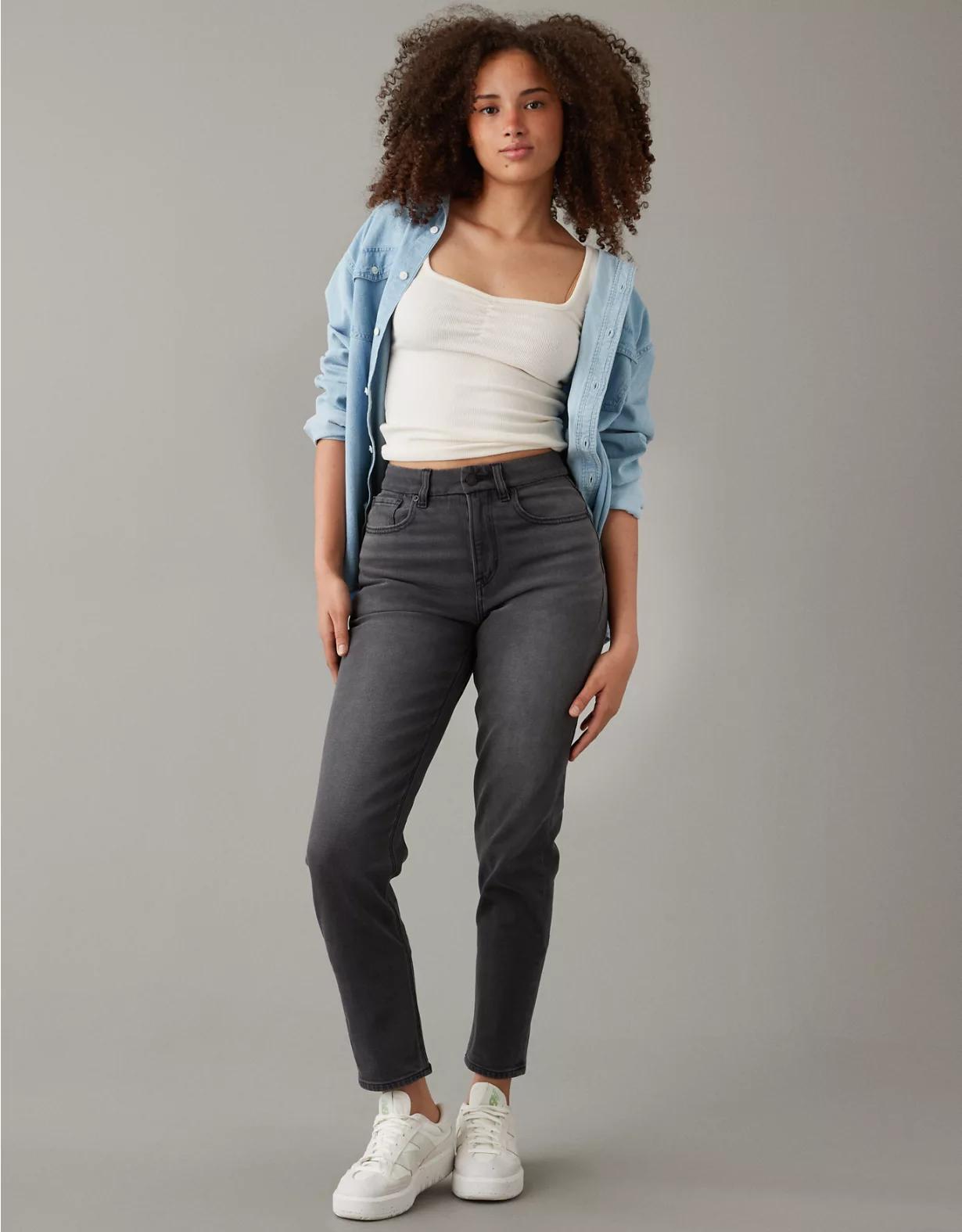 AE Stretch Curvy Mom Jean Product Image