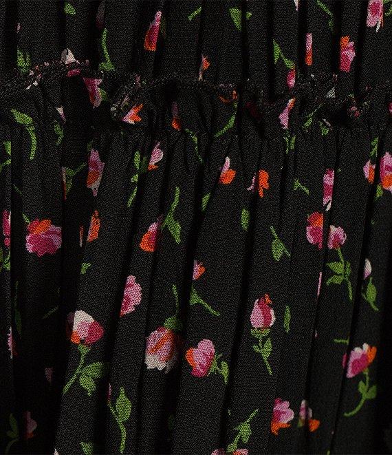 C&V Chelsea & Violet Tie Shoulder Ditsy Floral Print Dress Product Image