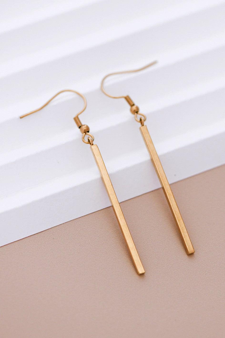 Long Bar Earrings Product Image