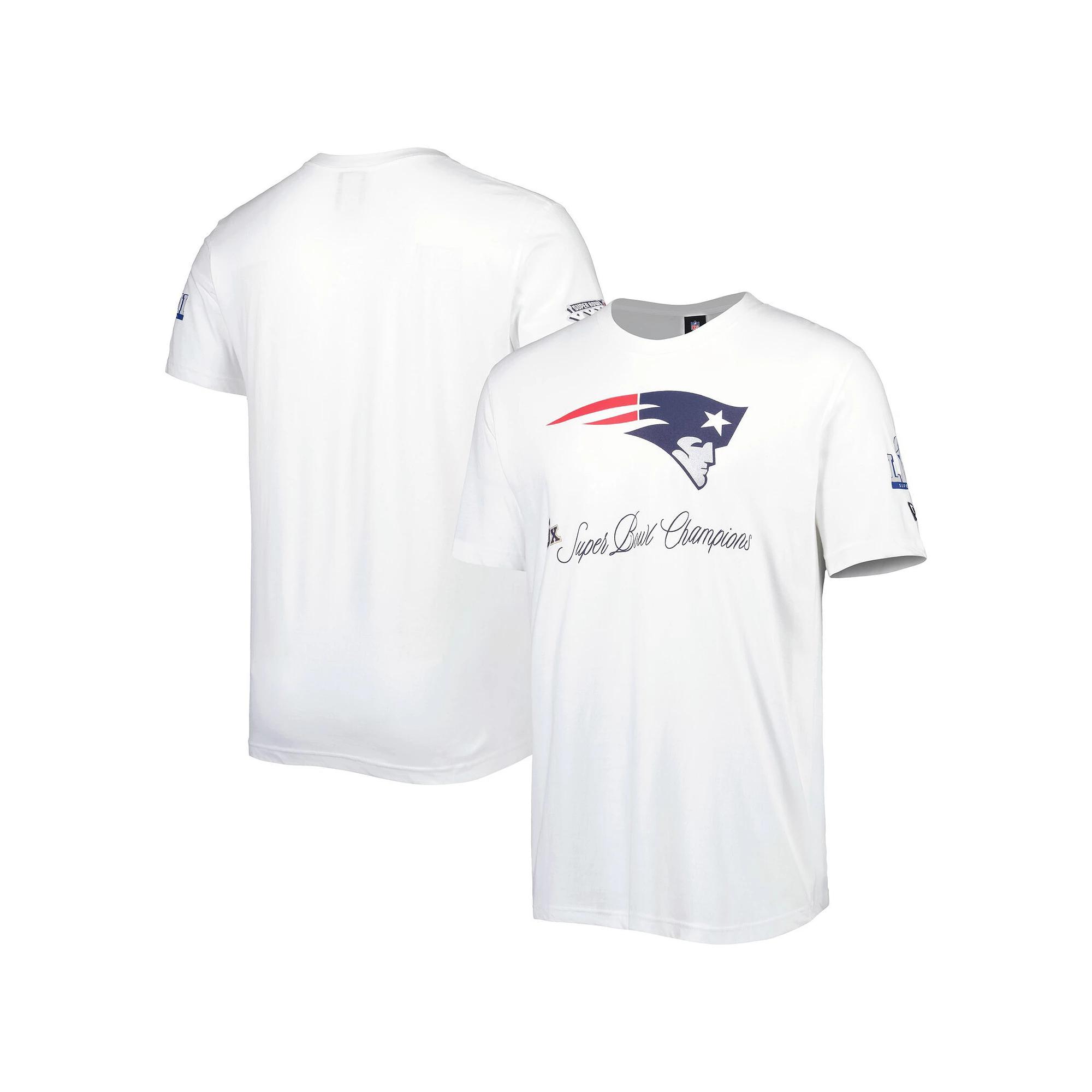 Men's New Era White New England Patriots Historic Champs T-Shirt,  Product Image
