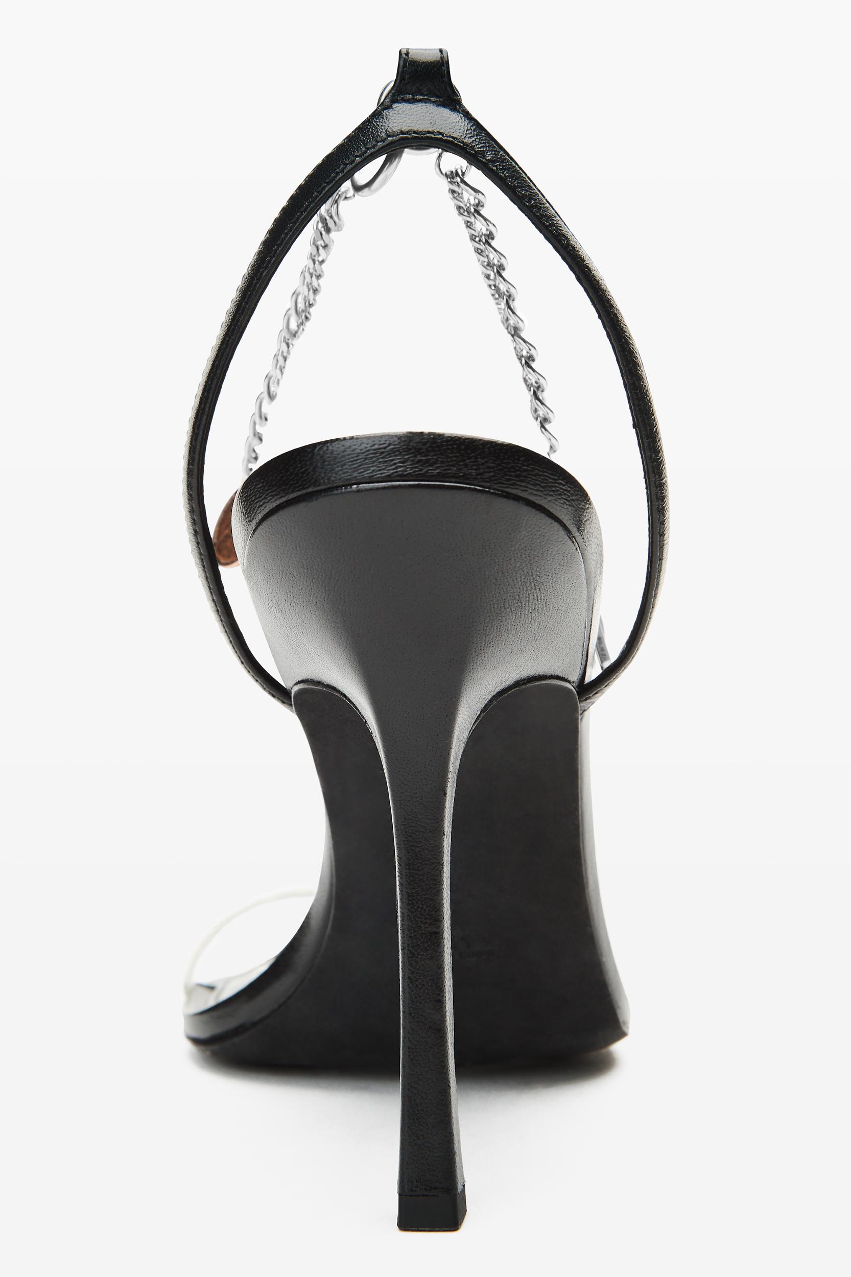 Black Nappa Leather Ariana Sandal Product Image