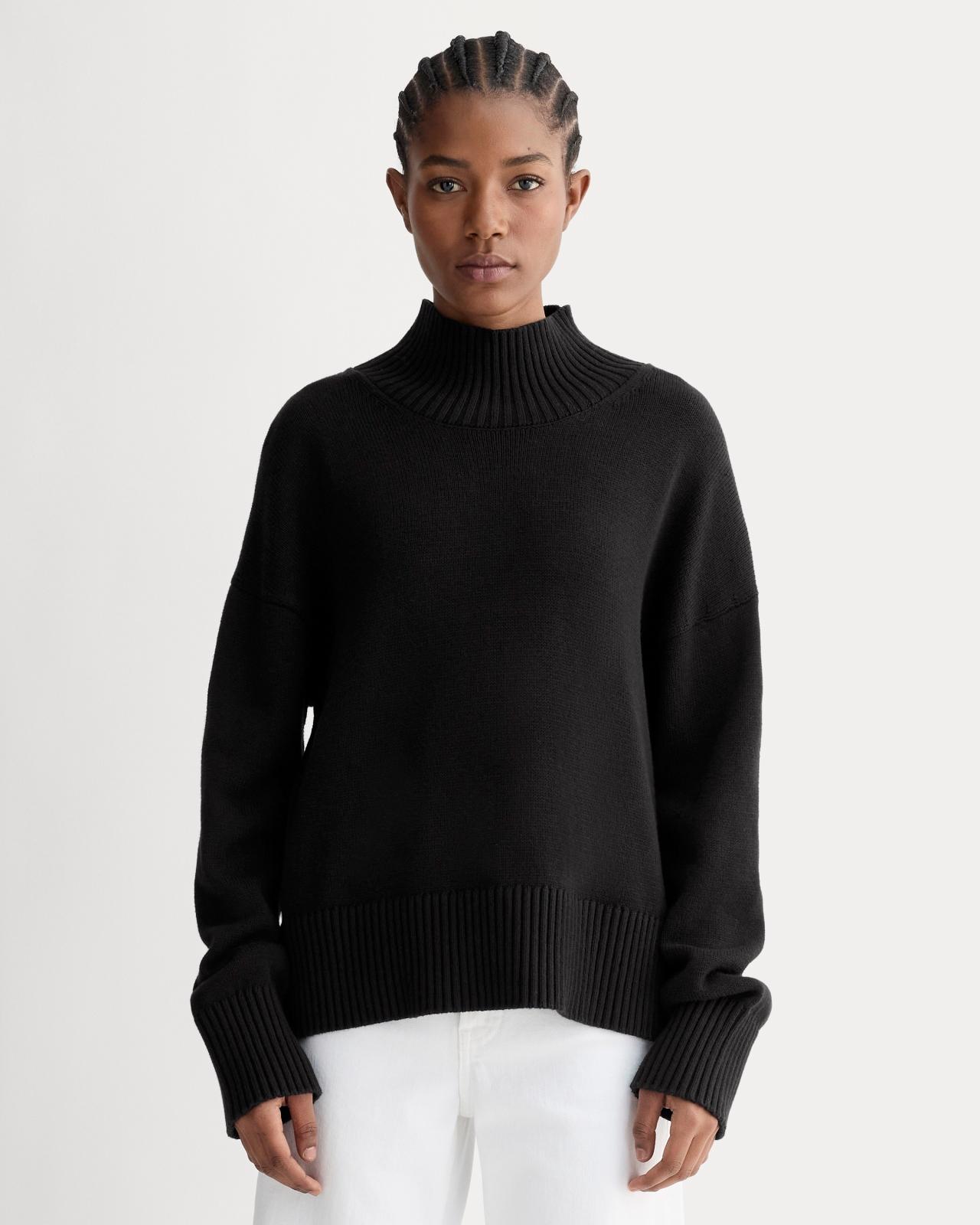 Womens Boxy Turtleneck in Everyday Cotton Sweater by Everlane Product Image