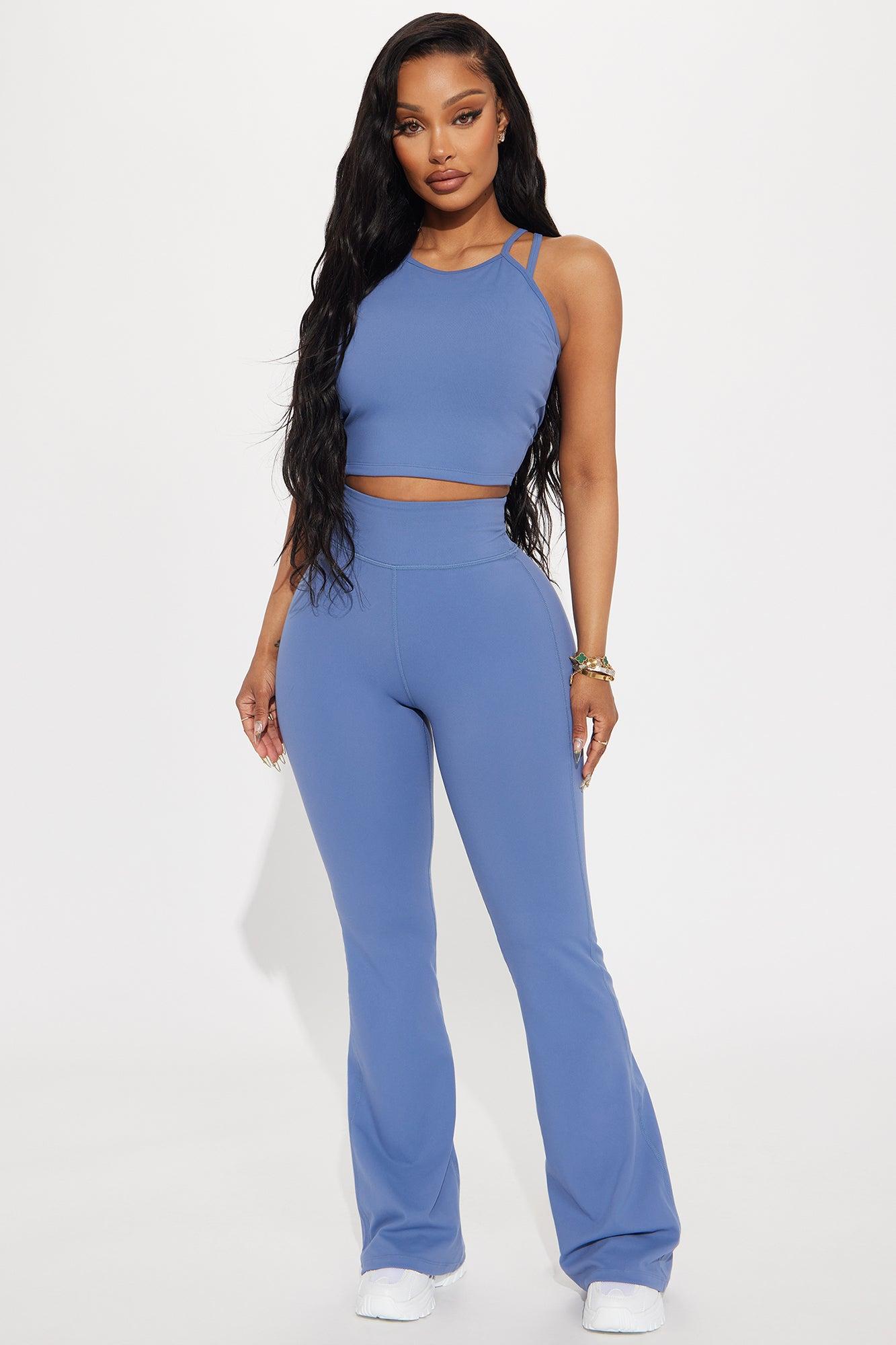 Tone Up Super Soft Active Top - Slate Blue Product Image