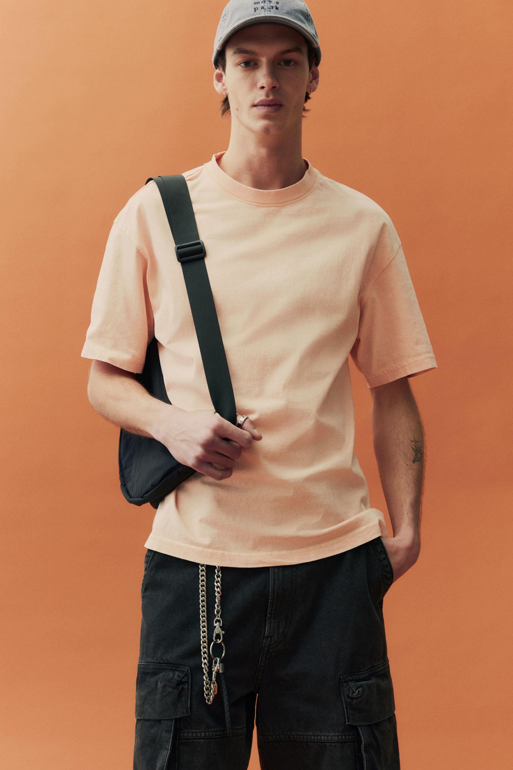 Loose-Fit Washed T-Shirt Product Image