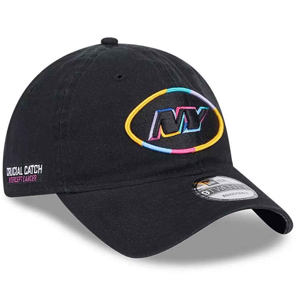 Men's New Era Black New York Jets 2024 NFL Crucial Catch 9TWENTY Adjustable Hat Product Image