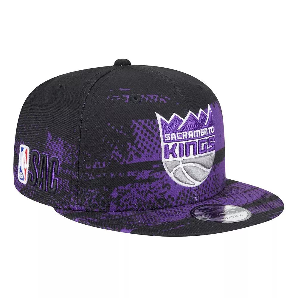Men's New Era Black Sacramento Kings Tip-Off 9FIFTY Snapback Hat, Kng Black Product Image