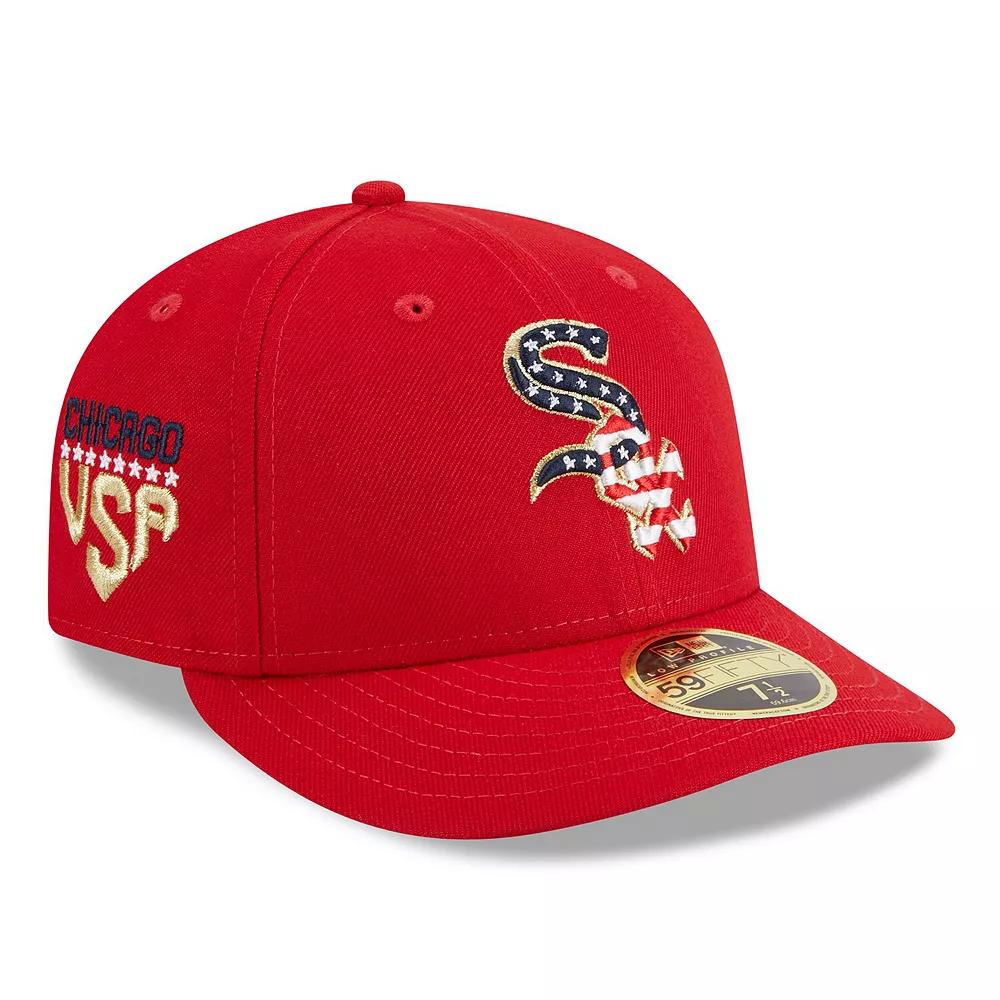 Men's New Era Red Chicago White Sox 2023 Fourth of July Low Profile 59FIFTY Fitted Hat,  Product Image