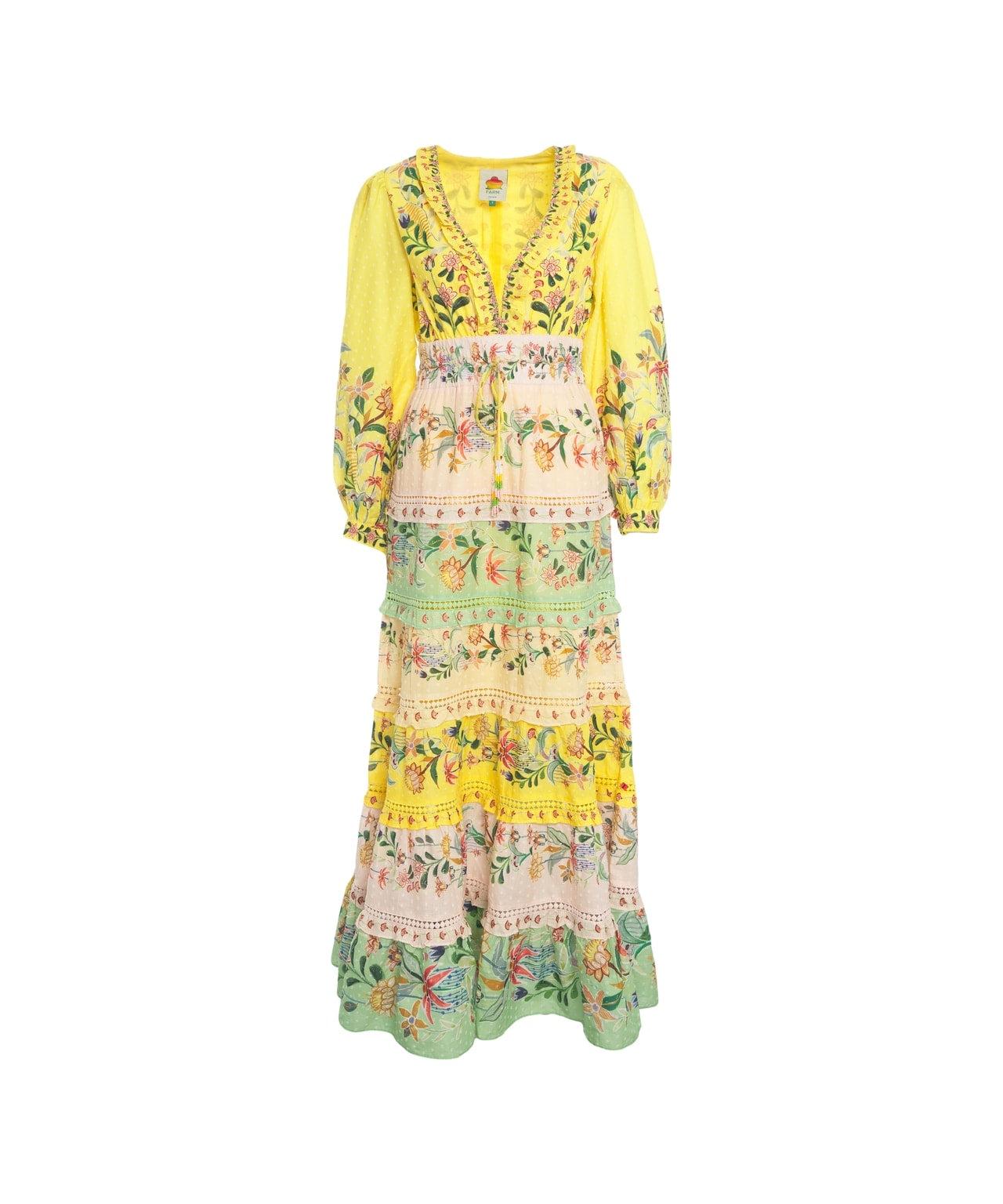 Maxi dress with floral print Product Image