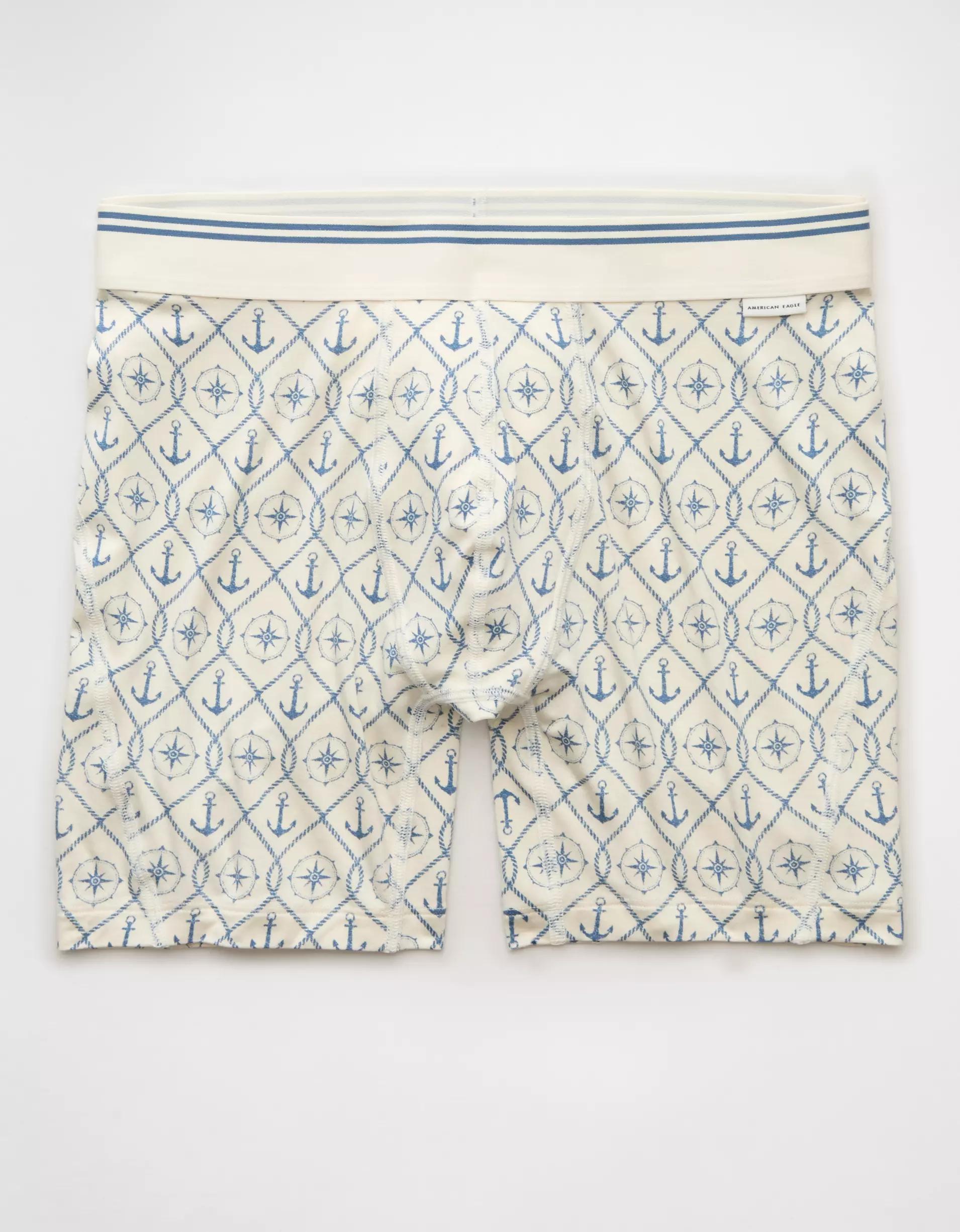 AEO Men's Snoopy Skier 6" Ultra Soft Boxer Brief Product Image