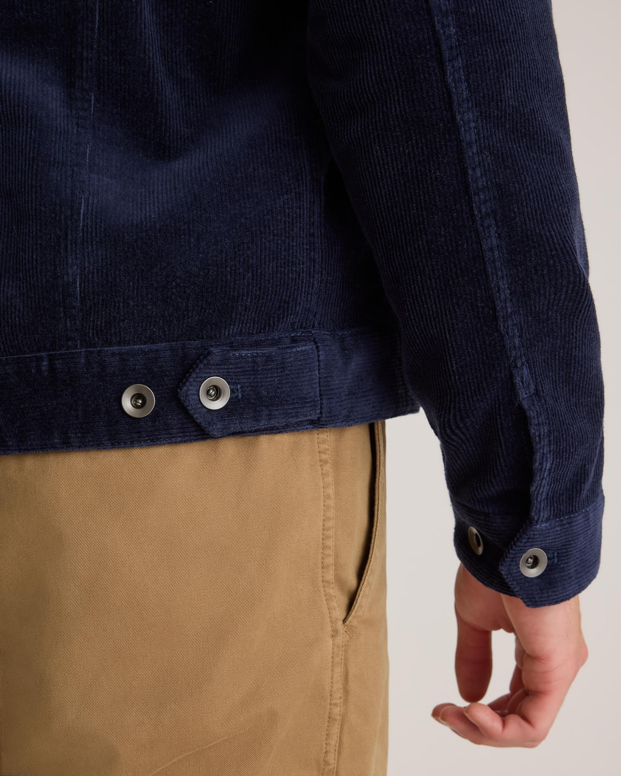 Quince | Men's Organic Stretch Corduroy Trucker Jacket Organic Cotton Product Image