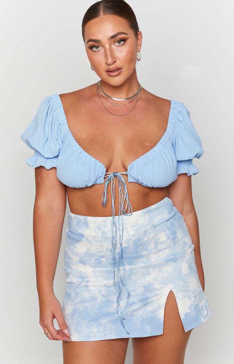 Laura Skirt Tie Dye Denim Baby Product Image