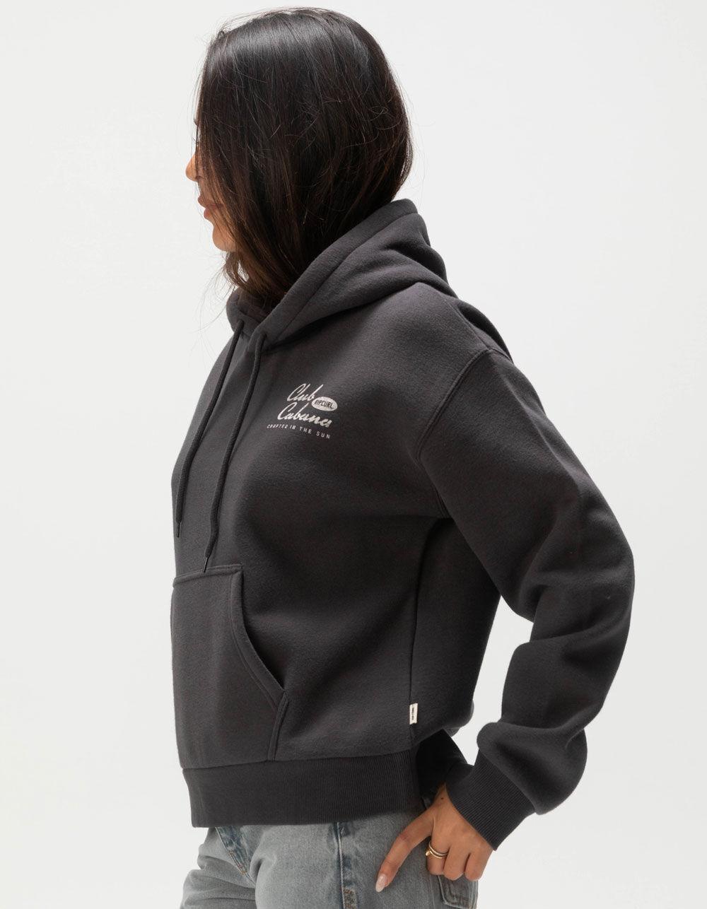 RIP CURL Club Cabo Womens Hoodie - WASHED BLACK Product Image