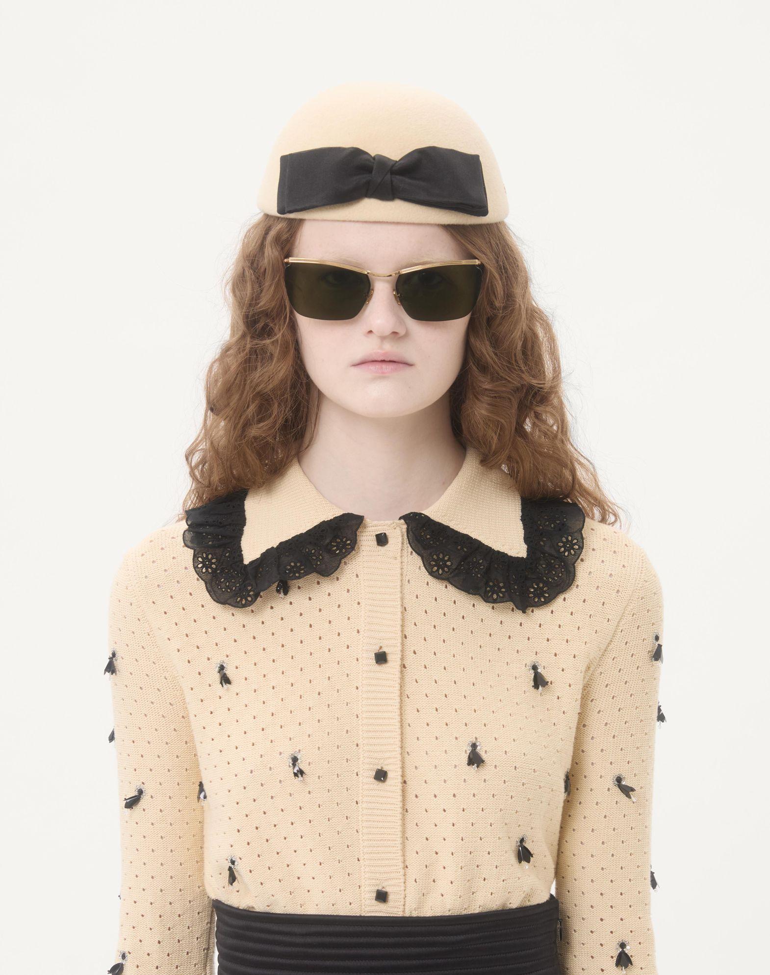 Embroidered Cotton Cardigan Product Image