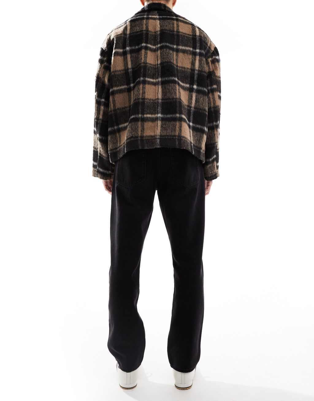 ONLY & SONS straight fit jeans in washed black Product Image