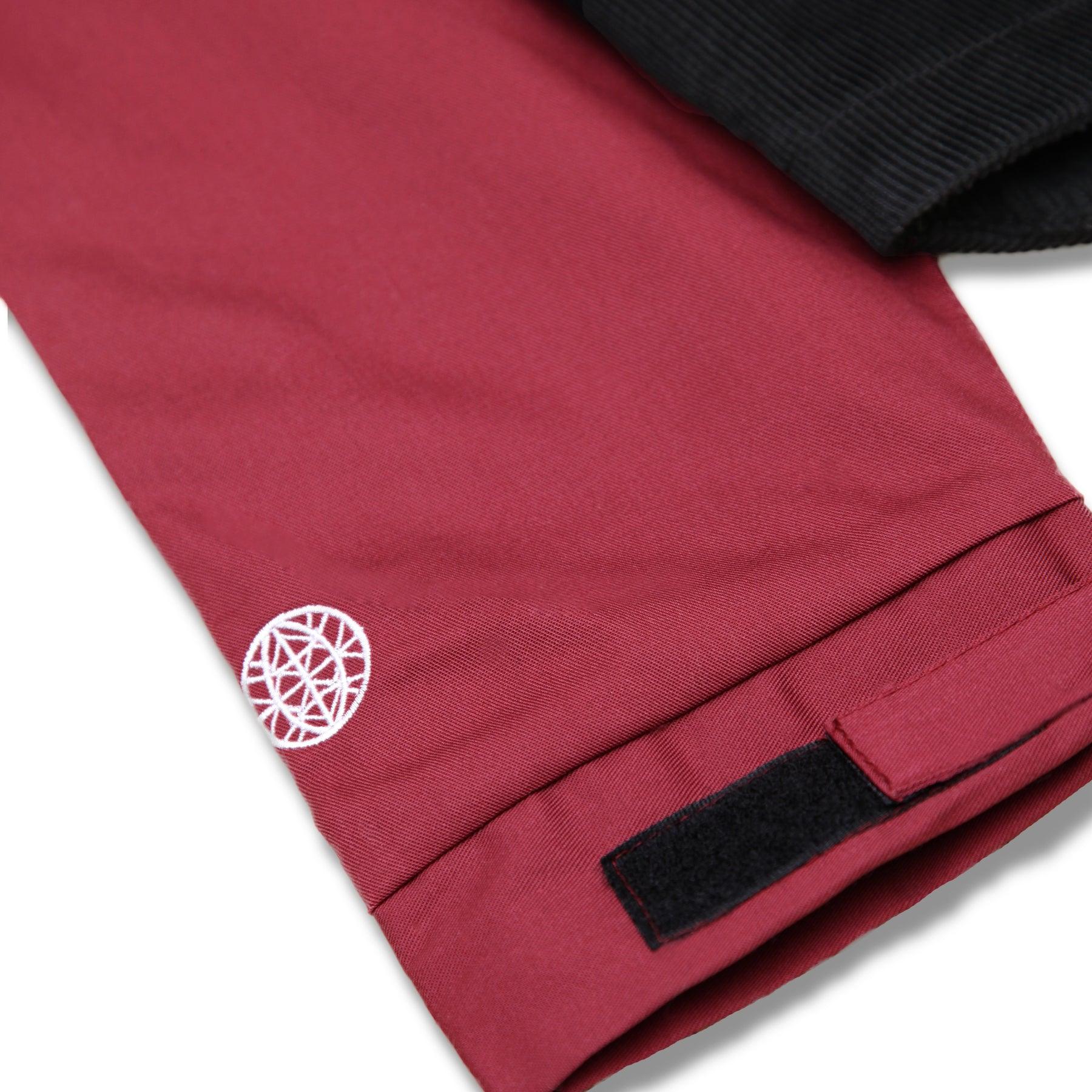 Blacksmith - Two Tone Corduroy/Canvas Pullover - Claret Product Image