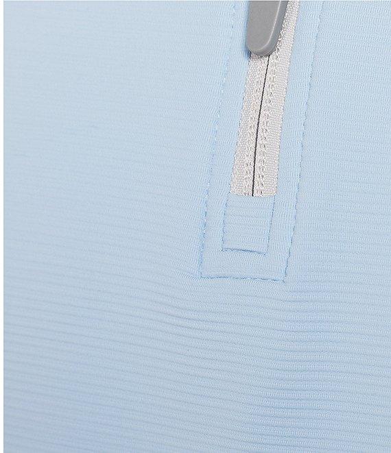 Roundtree & Yorke Big & Tall Performance Long Sleeve Performance Solid Quarter Zip Pullover Product Image