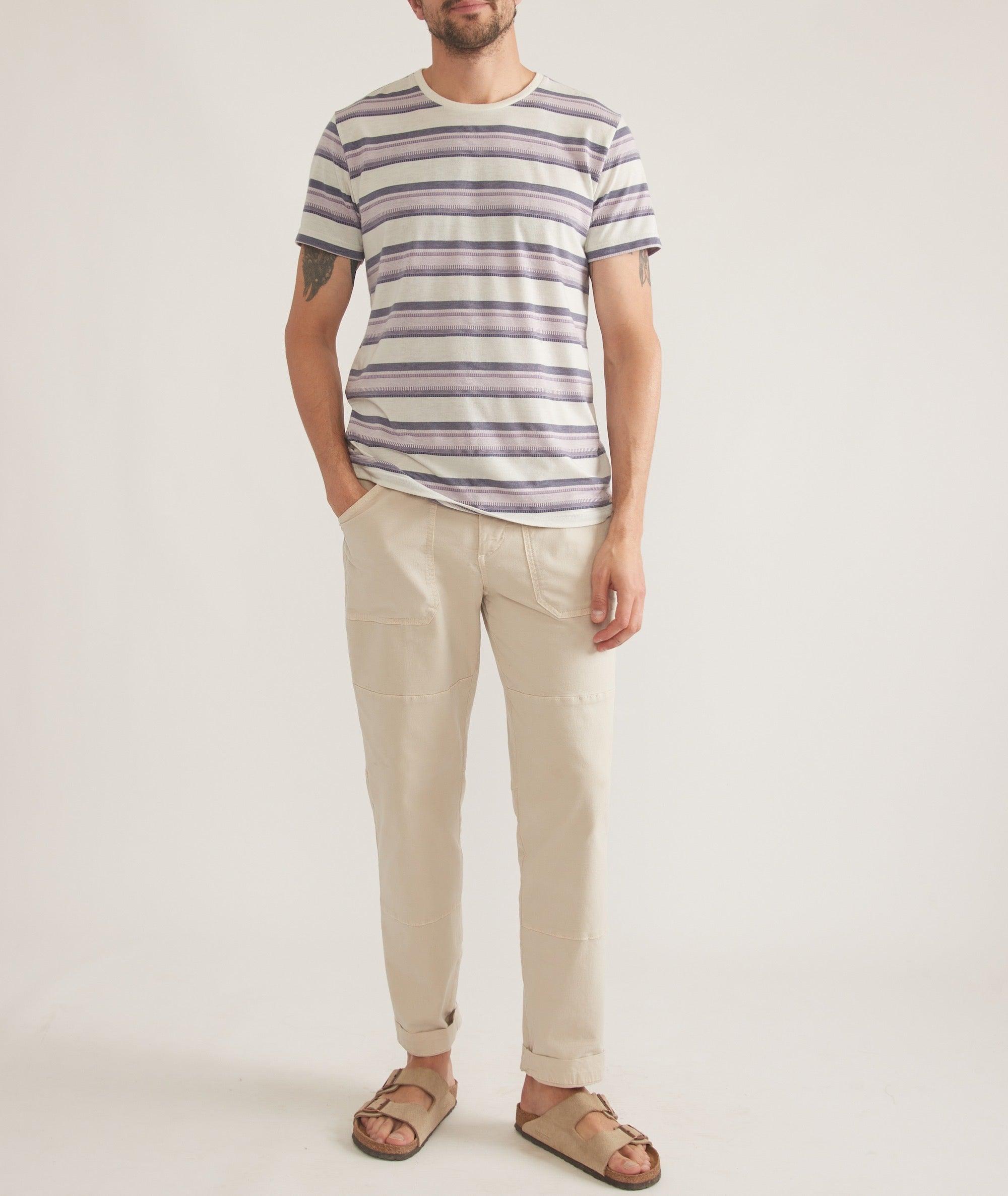 Signature Crew Stripe Tee Product Image