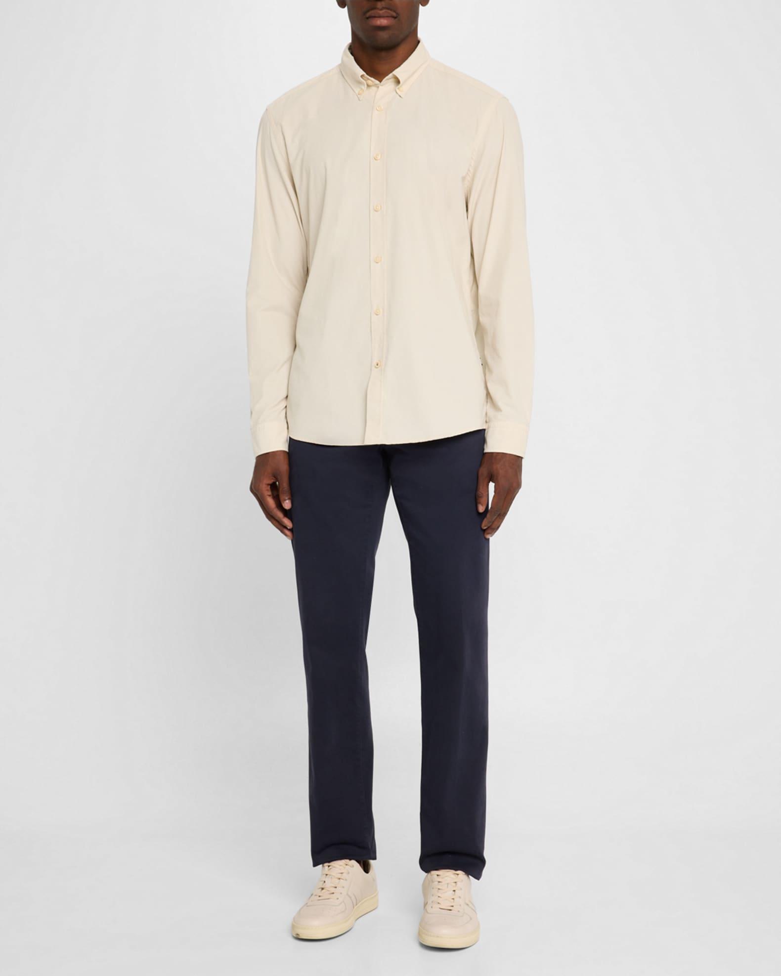 Men's Liam Micro-Corduroy Casual Button-Down Shirt Product Image