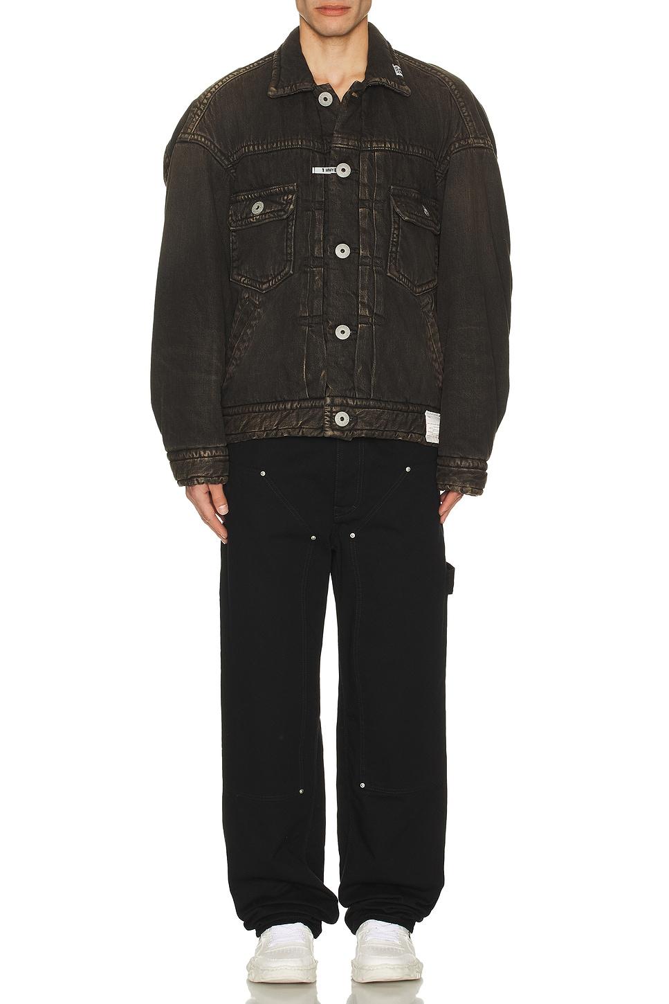 Puffer Denim Jacket Product Image