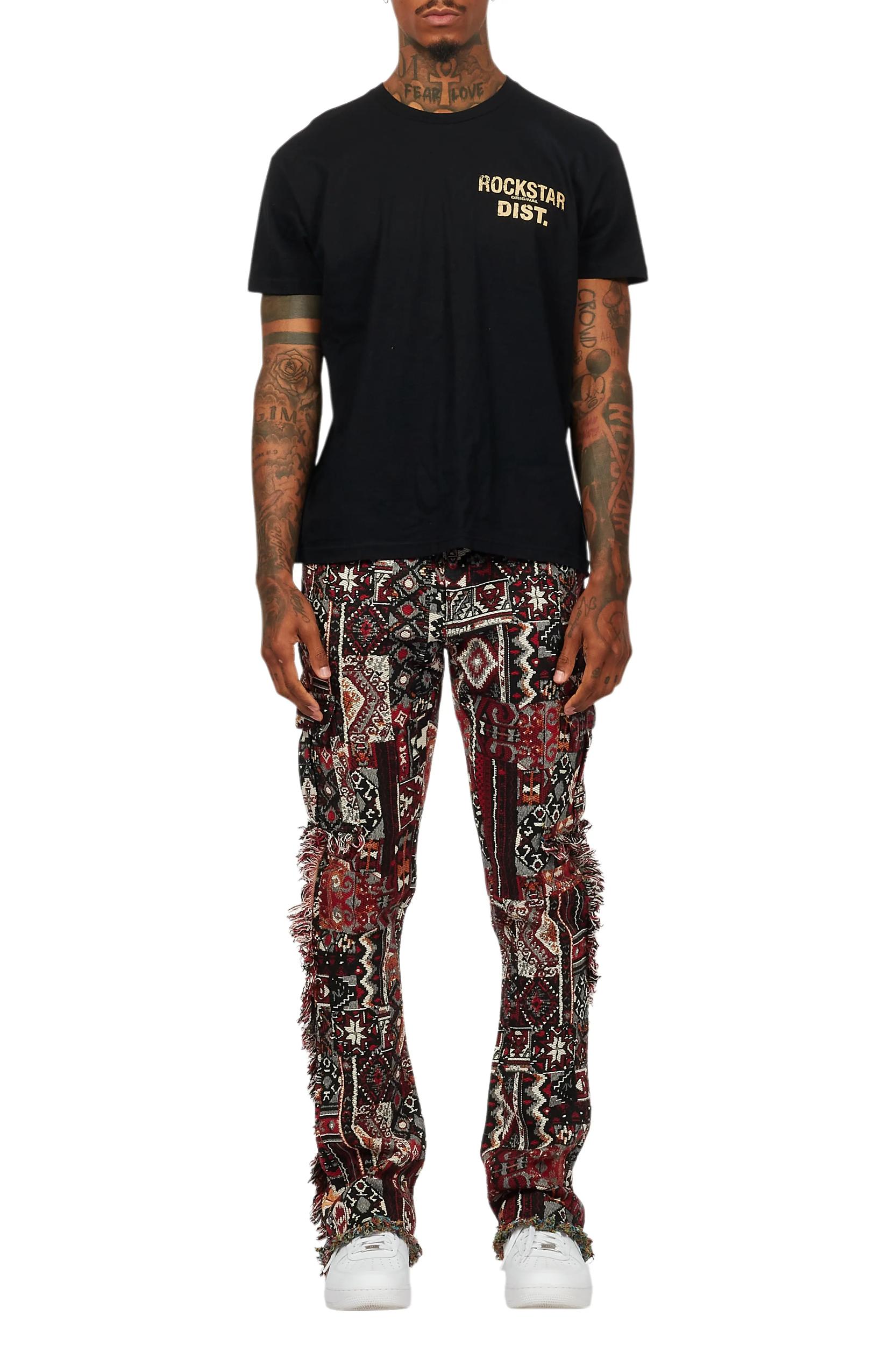 Lake Black/Beige T-Shirt/Tapestry Jean Bundle Male Product Image