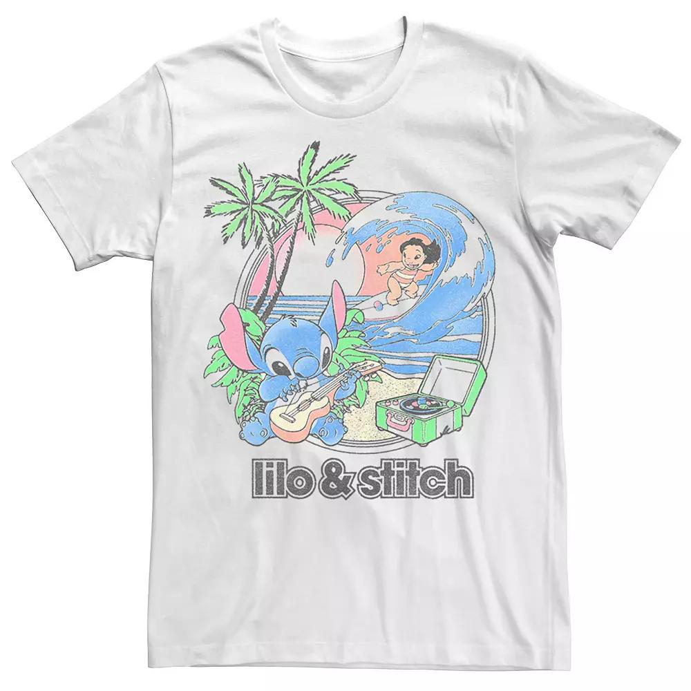 Men's Disney's Lilo & Stitch Beach Duo Tee,  Product Image