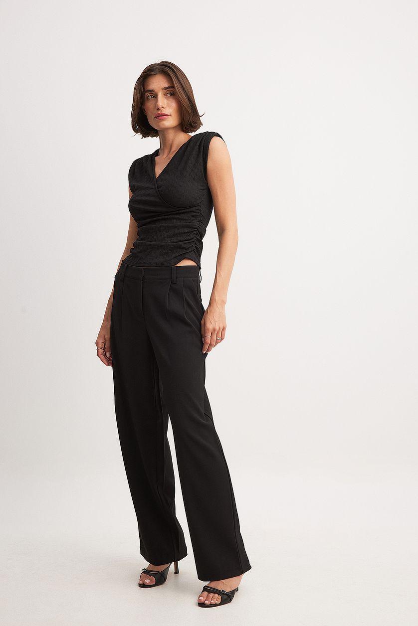 Overlap Sleeveless Top Product Image