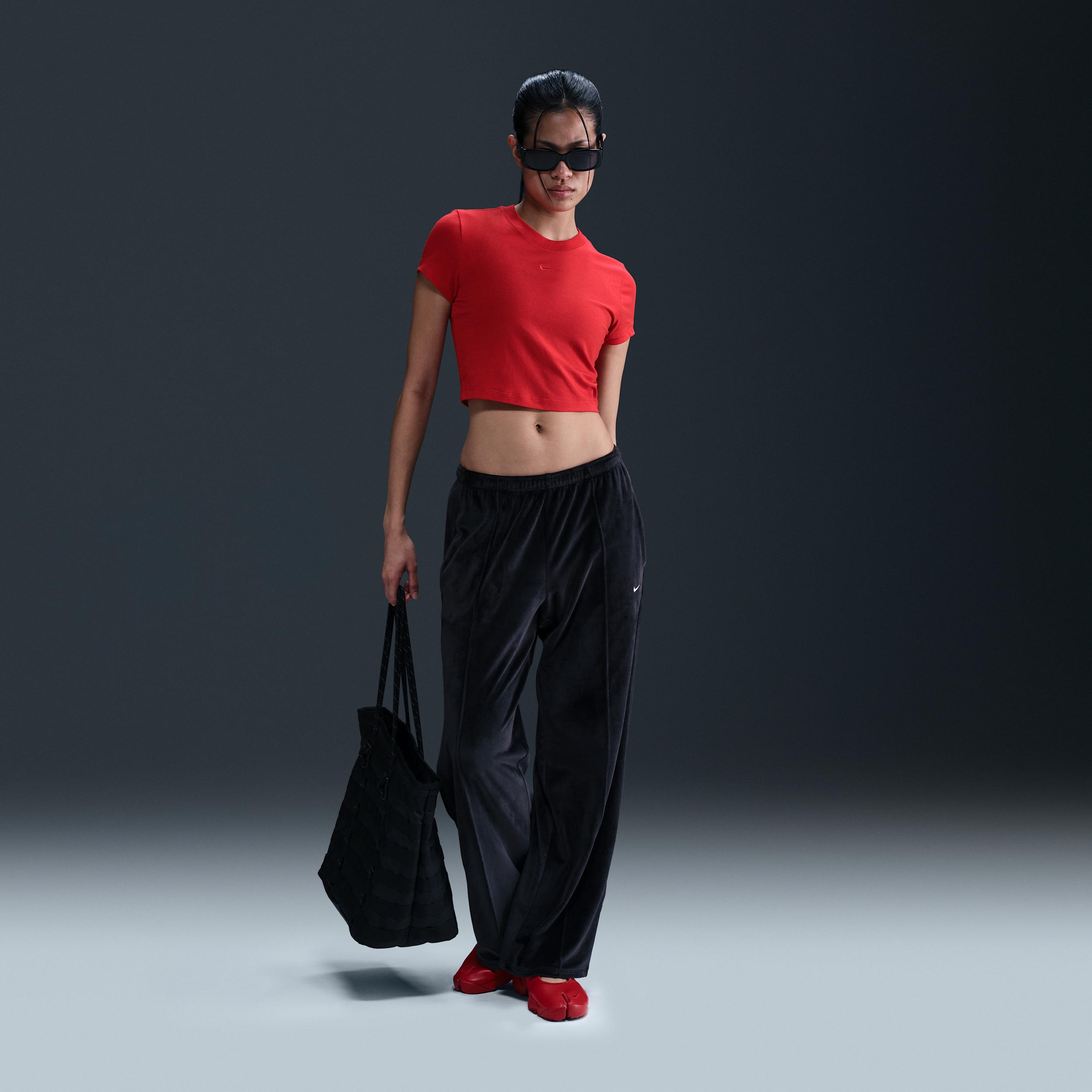 Women's Nike Sportswear Chill Knit Cropped T-Shirt Product Image