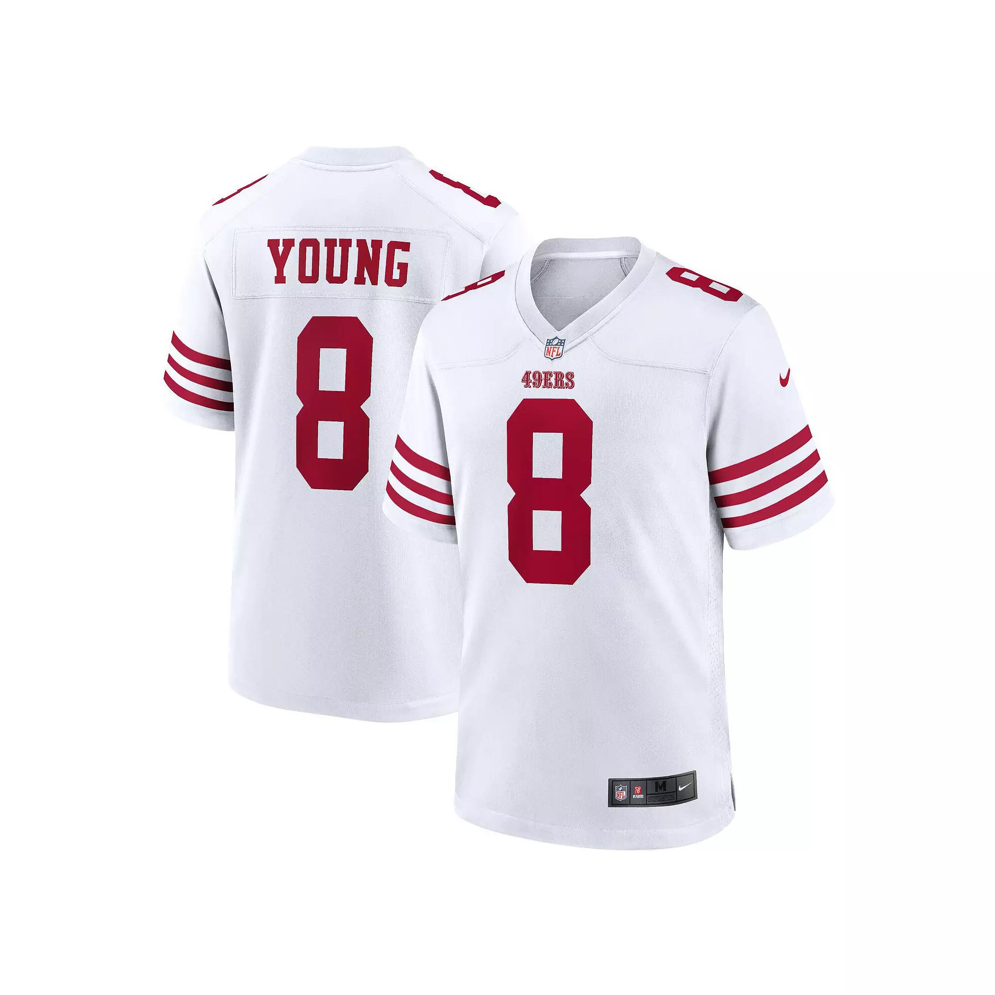 Men's Nike Steve Young White San Francisco 49ers Retired Player Game Jersey,  Product Image