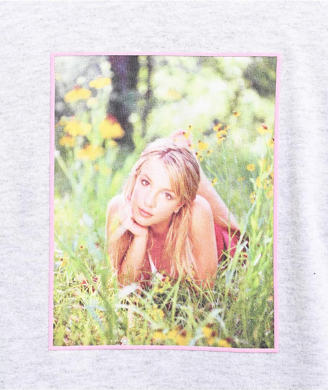 Welcome x Britney Spears Daisies Grey T-Shirt Product Image