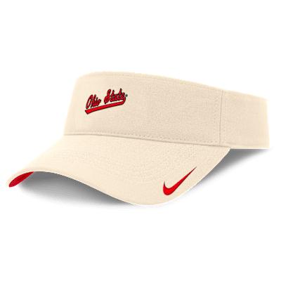Ohio State Buckeyes Primetime Ace Nike Men's Dri-FIT College Adjustable Visor Product Image