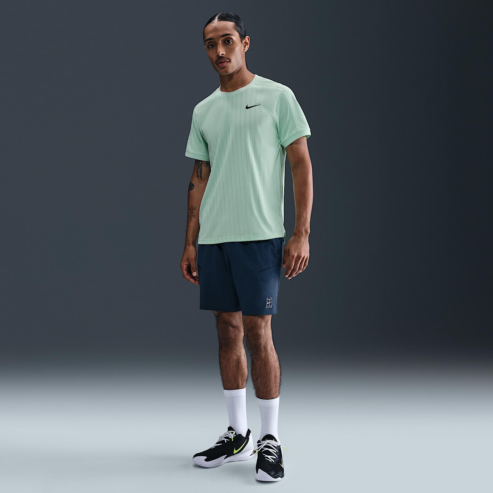Nike Mens Court Slam Dri-FIT ADV Tennis Top | HM6710-353 Product Image