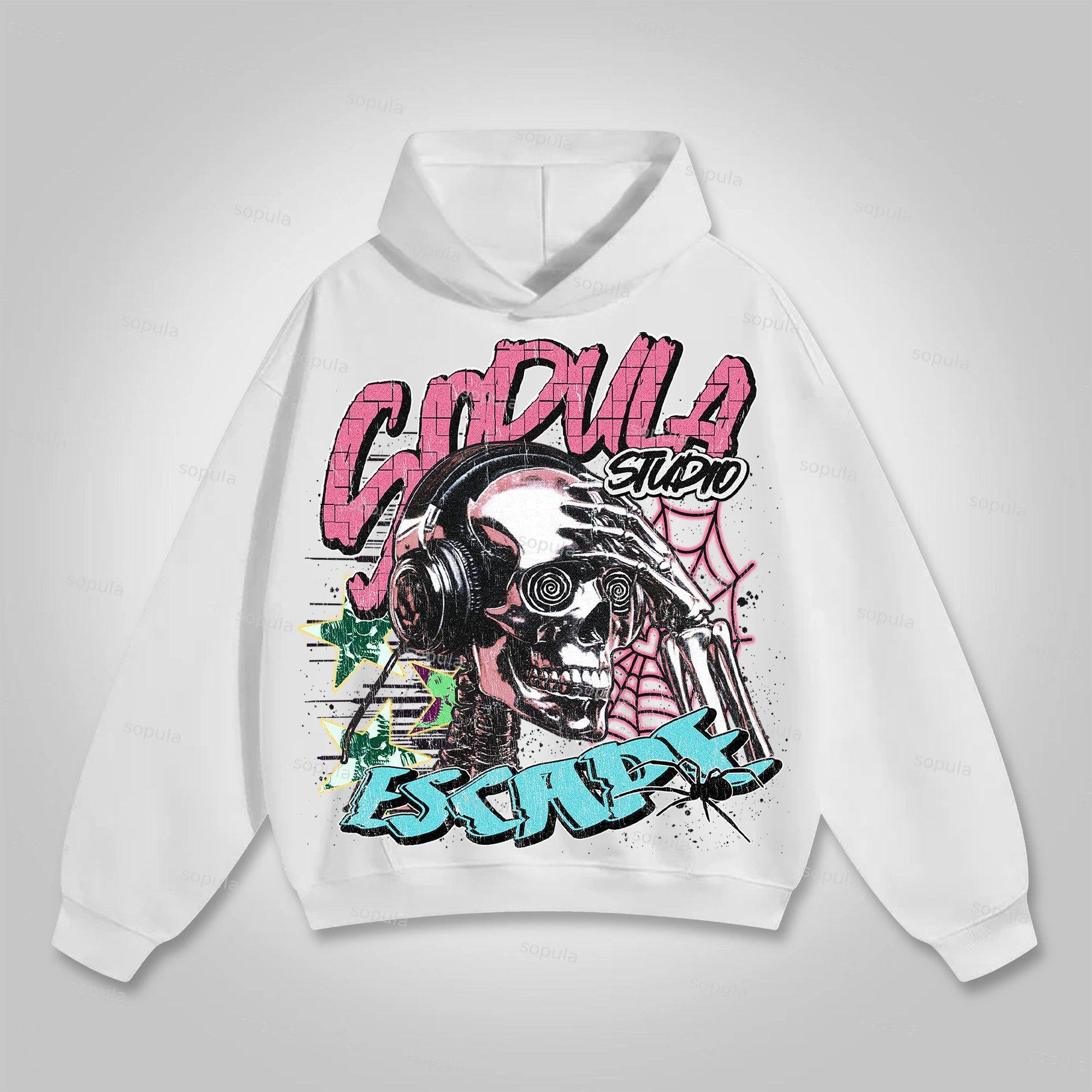 Sopula Psychedelic Ego Graphics Pocket Hoodie Product Image