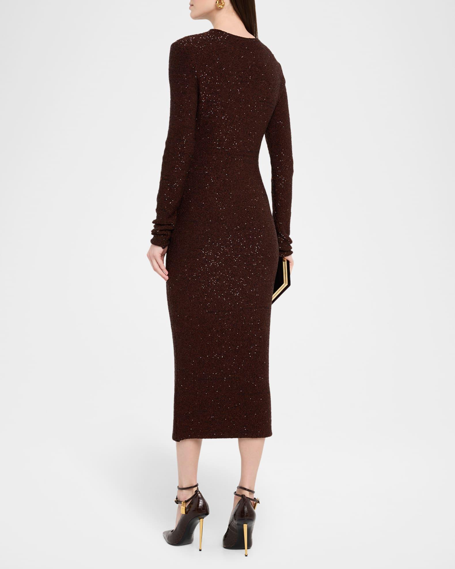 Bodycon Sequin Midi Dress Product Image