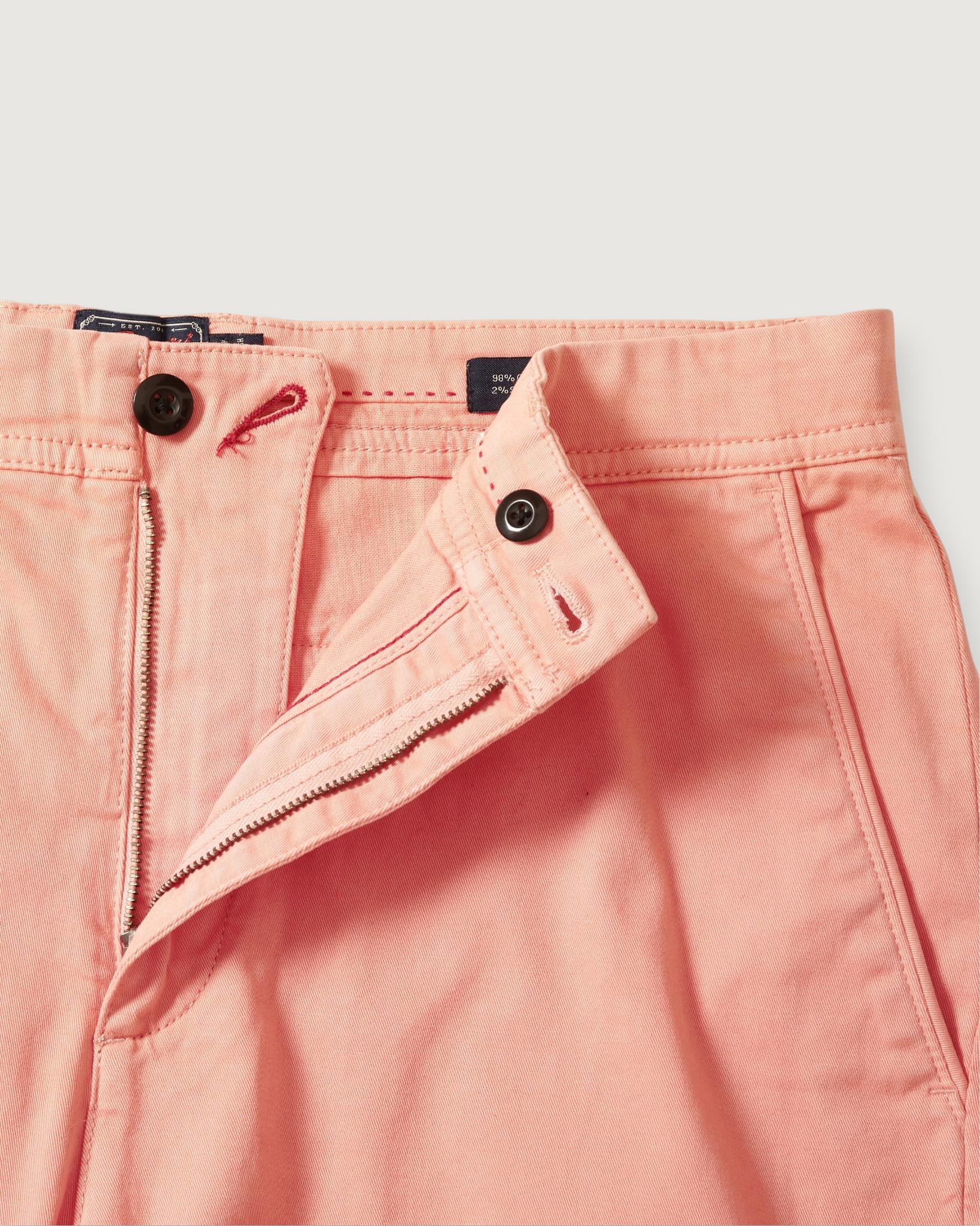 Precision Stretch Chino Shorts 8" - Coral Haze Product Image