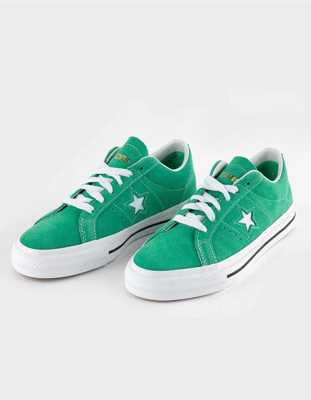 CONVERSE Cons One Star Pro Shoes - GREEN/WHITE Product Image