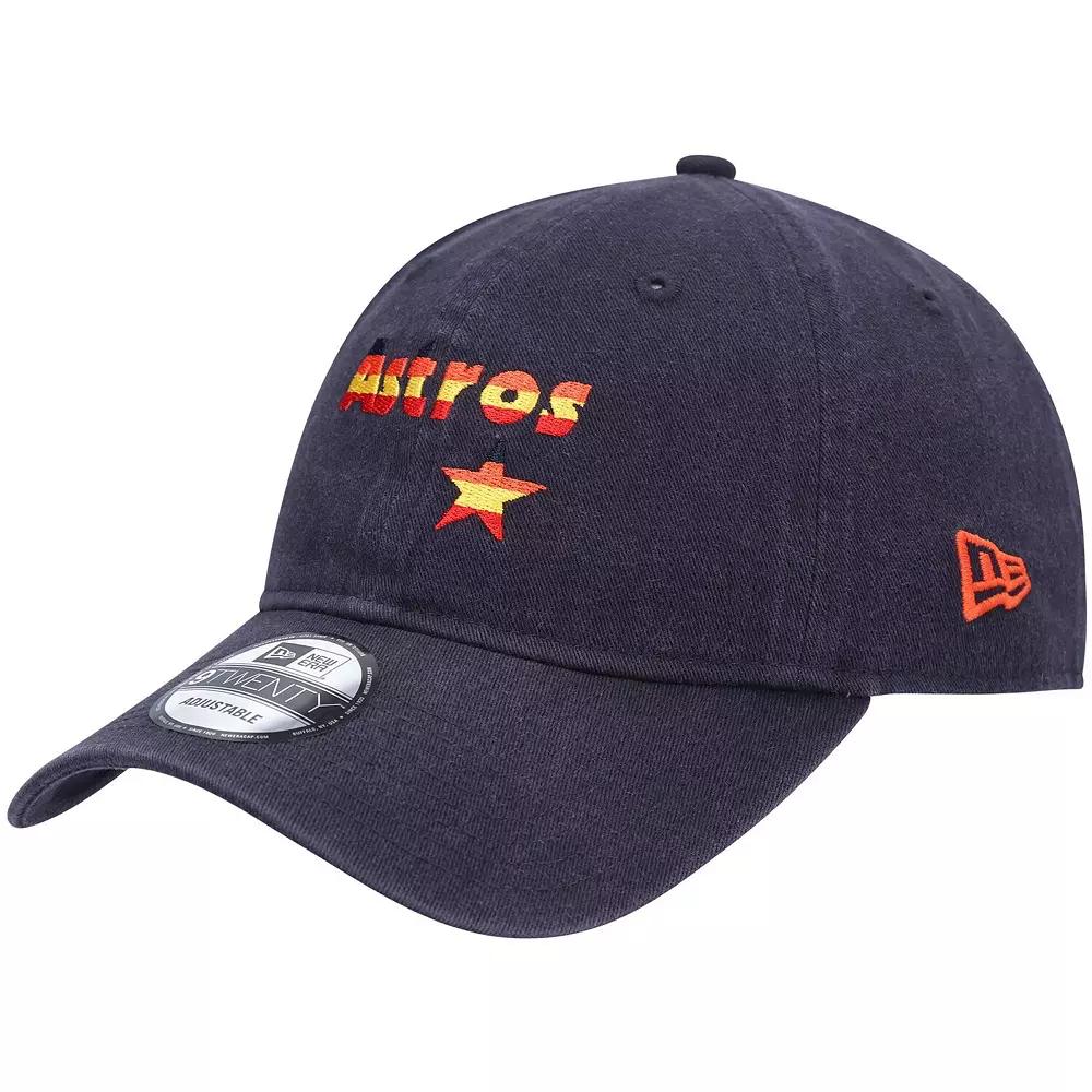 Men's New Era Navy Houston Astros Fashion Core Classic 9TWENTY Adjustable Hat, Blue Product Image