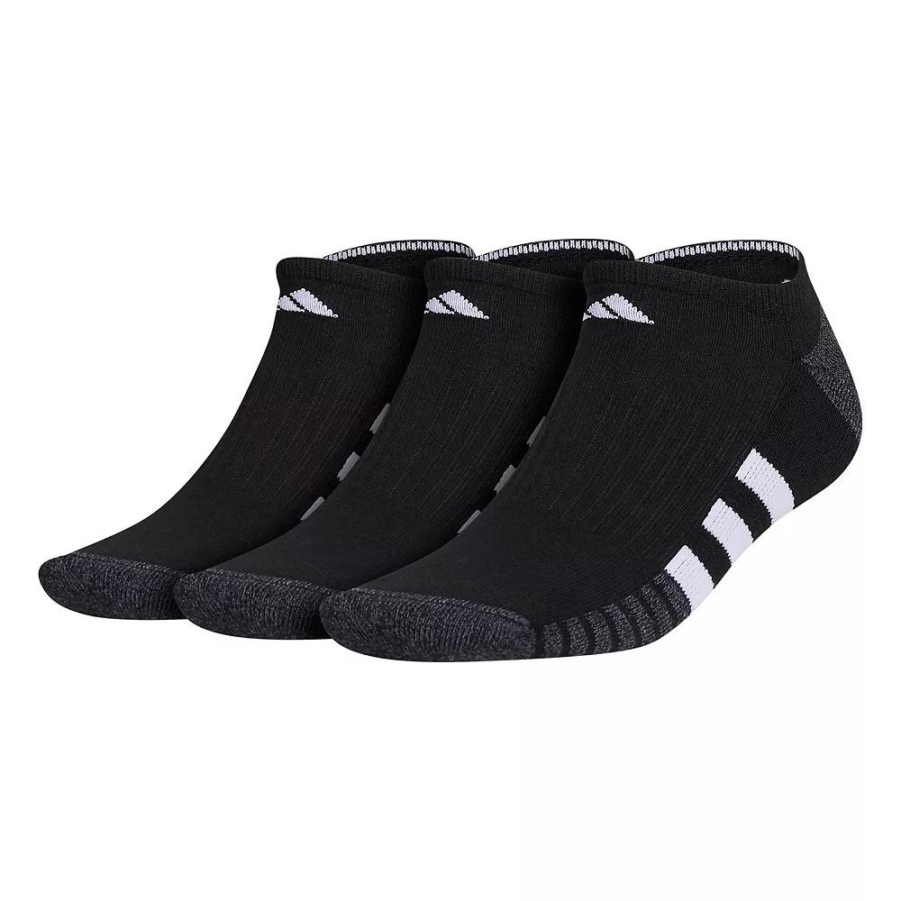 Big & Tall adidas 3-Pack Cushioned 3.0 No Show Socks, Men's,  Product Image