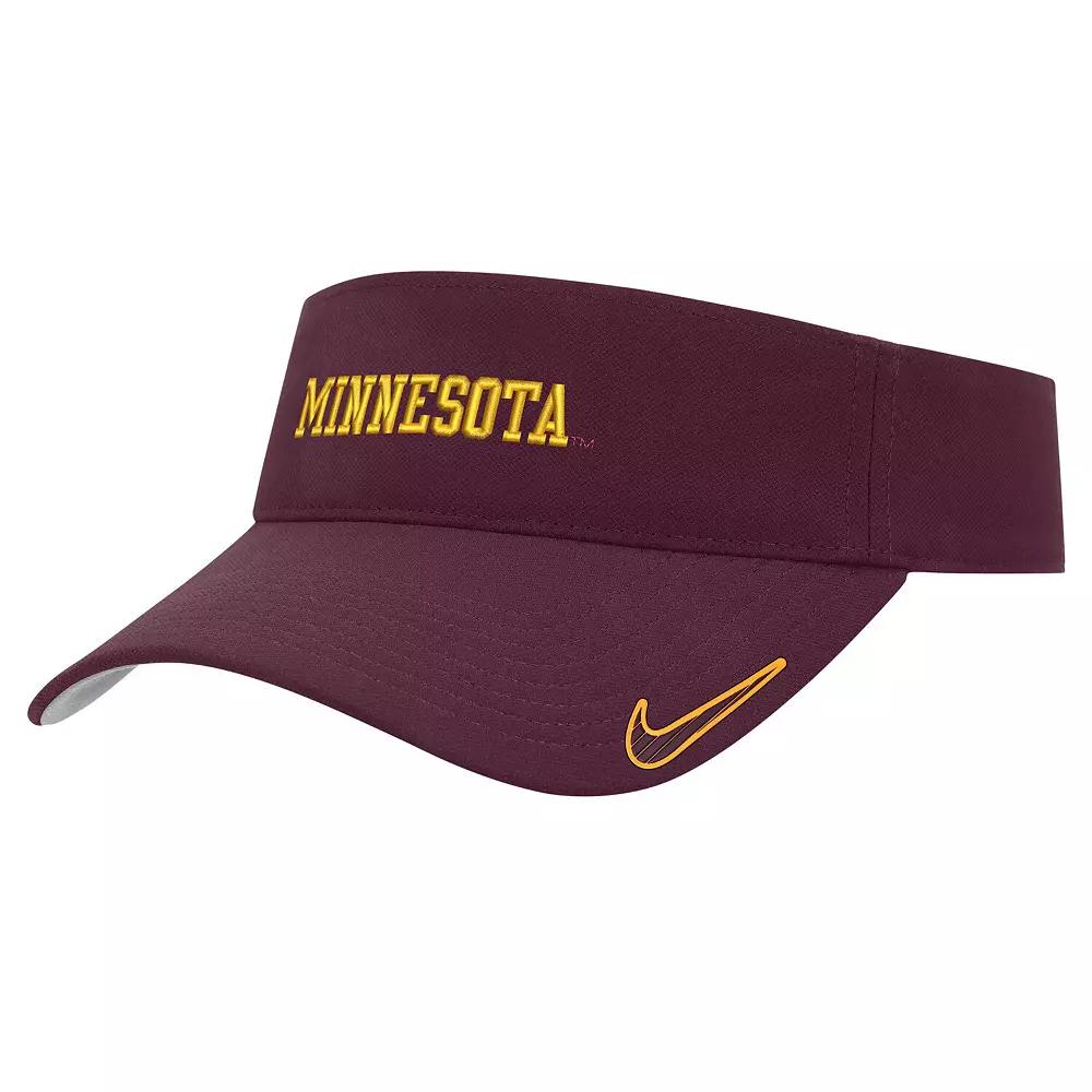 Men's Nike Maroon Minnesota Golden Gophers 2024 Sideline Ace Performance Adjustable Visor, Red Product Image