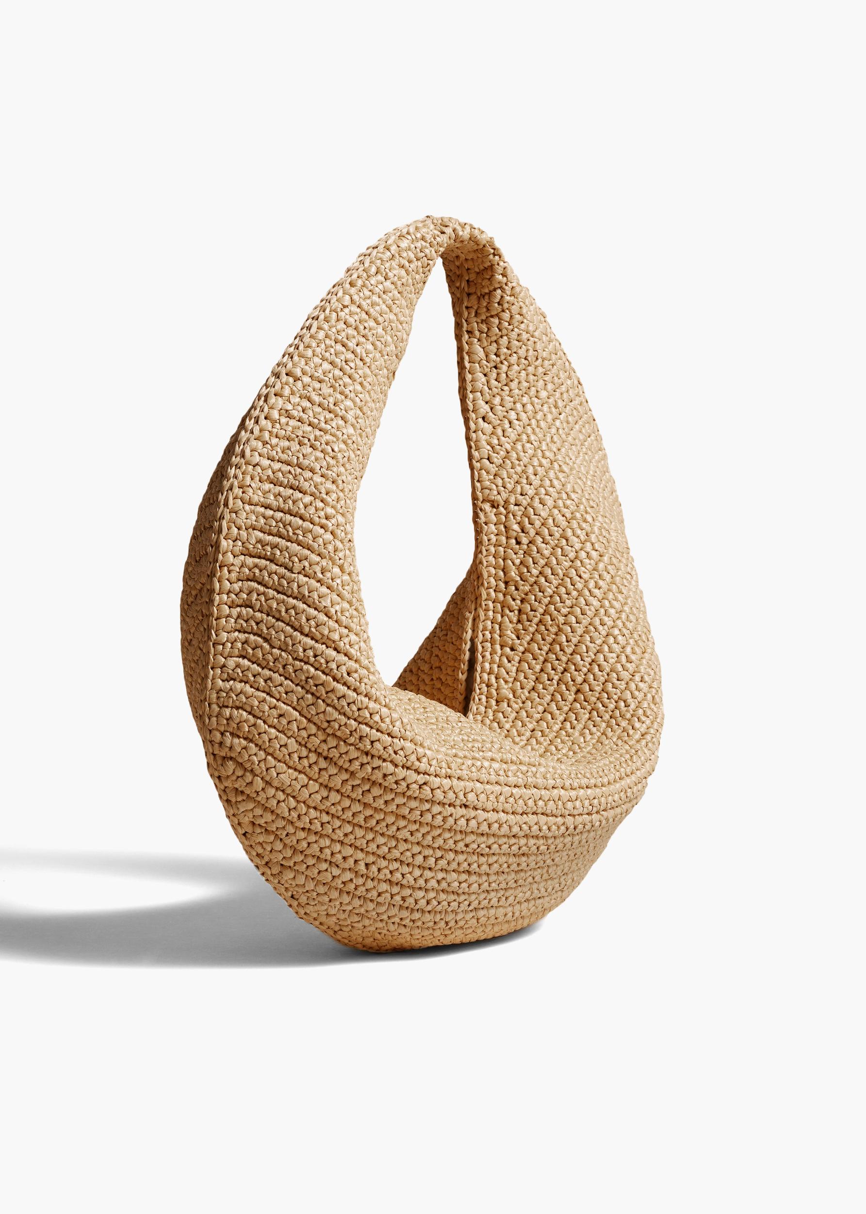 Medium Olivia Hobo in Natural Raffia Product Image