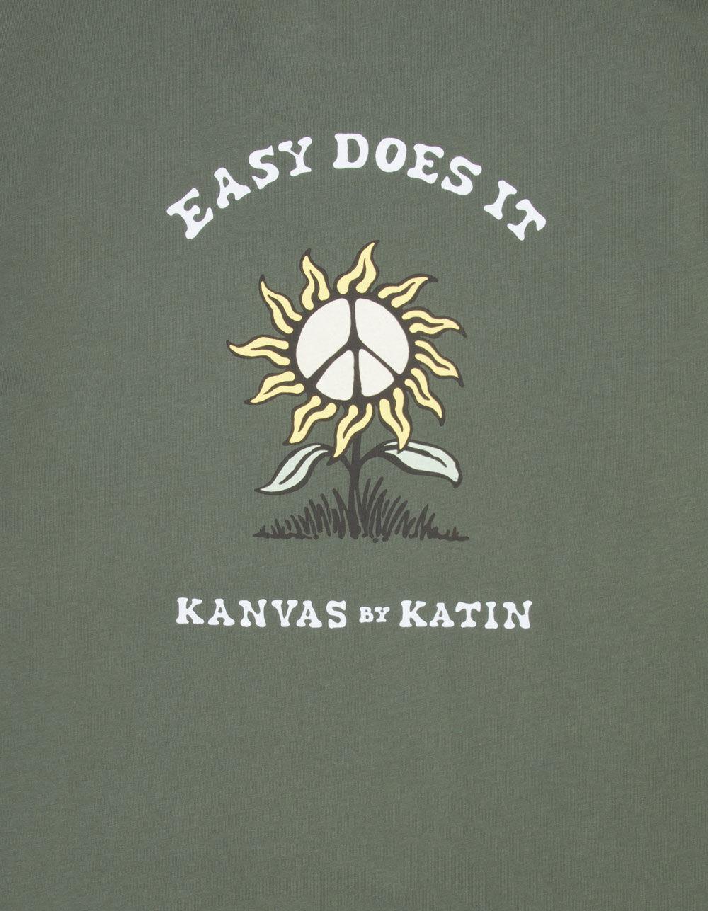 KATIN Sunflower Mens Tee - GREEN Product Image