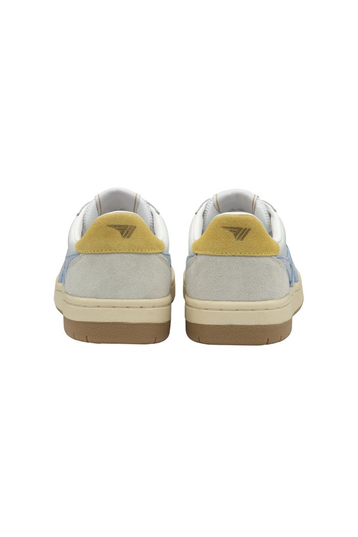 Gola Classics Women's Hawk Sneakers - White/Air/Pollen Product Image