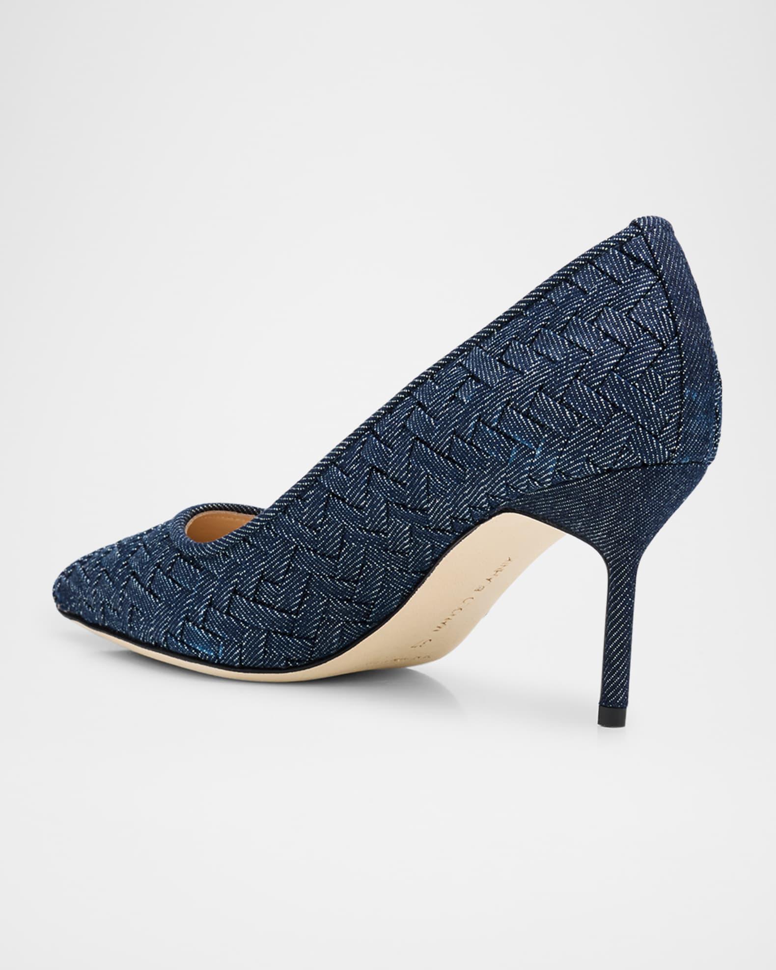 BB Chambray Pointed Pumps  Product Image