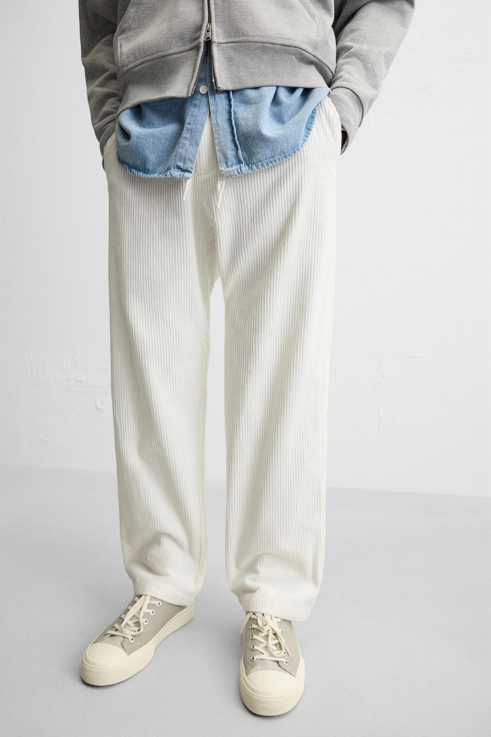 STRETCH CORDUROY PANTS Product Image