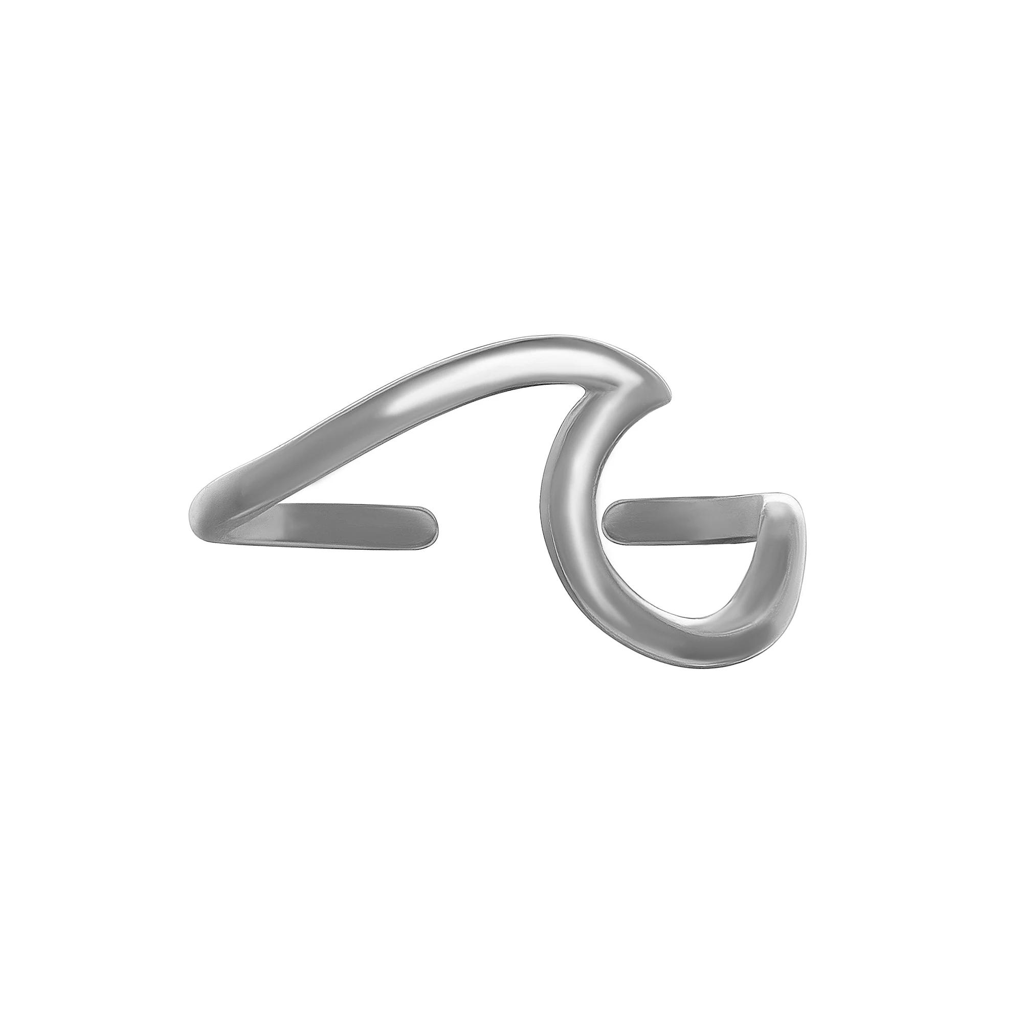 PRIMROSE Sterling Silver Wave Center Toe Ring, Women's Product Image